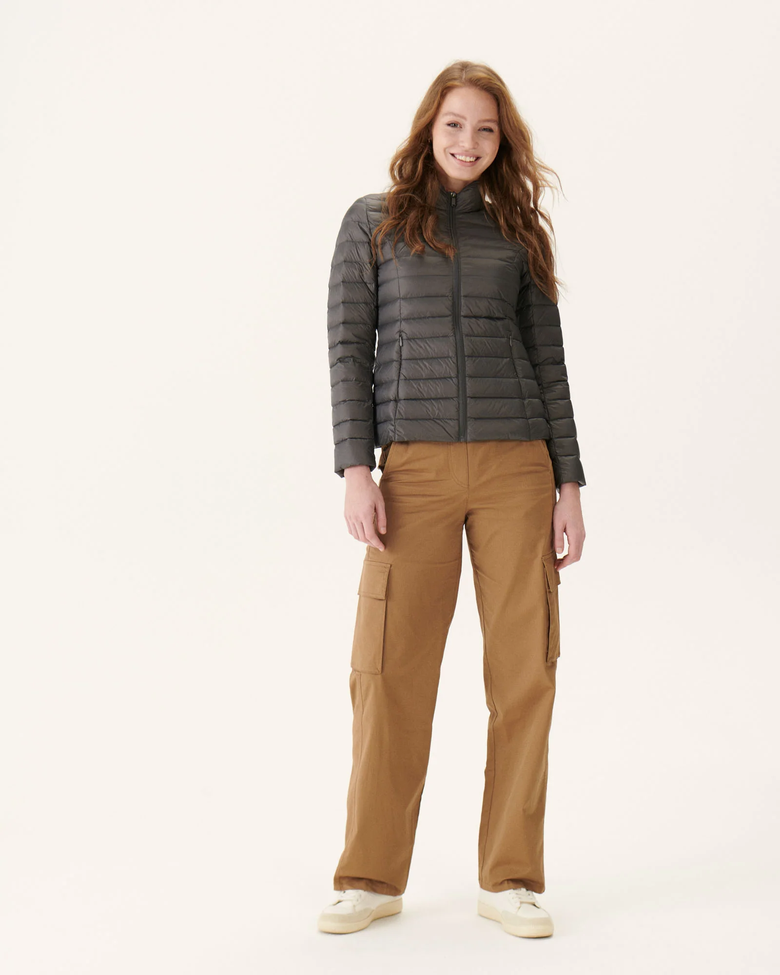 Down jacket light Celadon green Cha