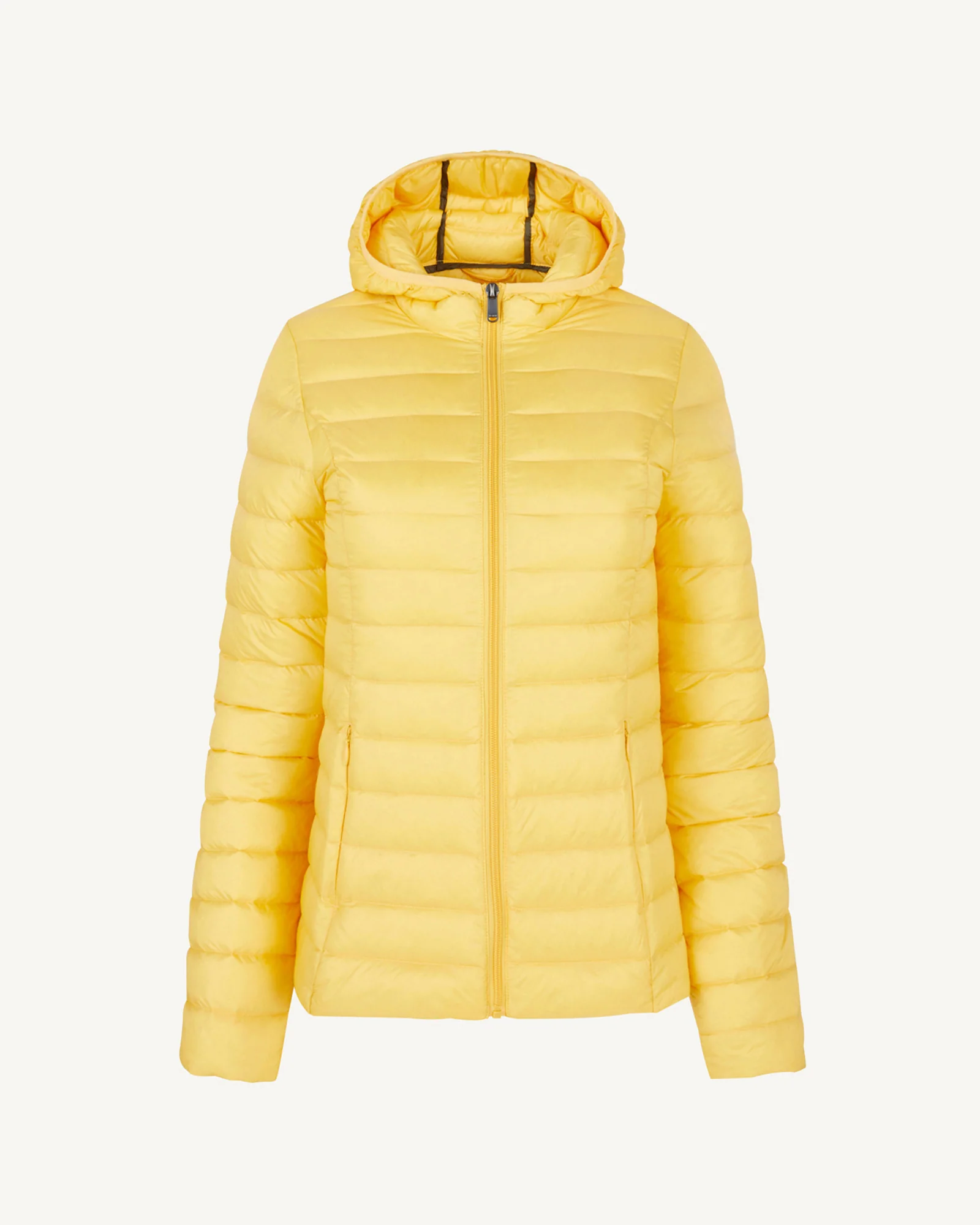 Down jacket light Celadon green Cloe hoodie