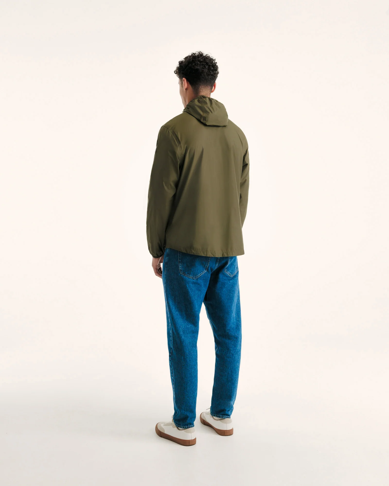 Derry acid green packable raincoat