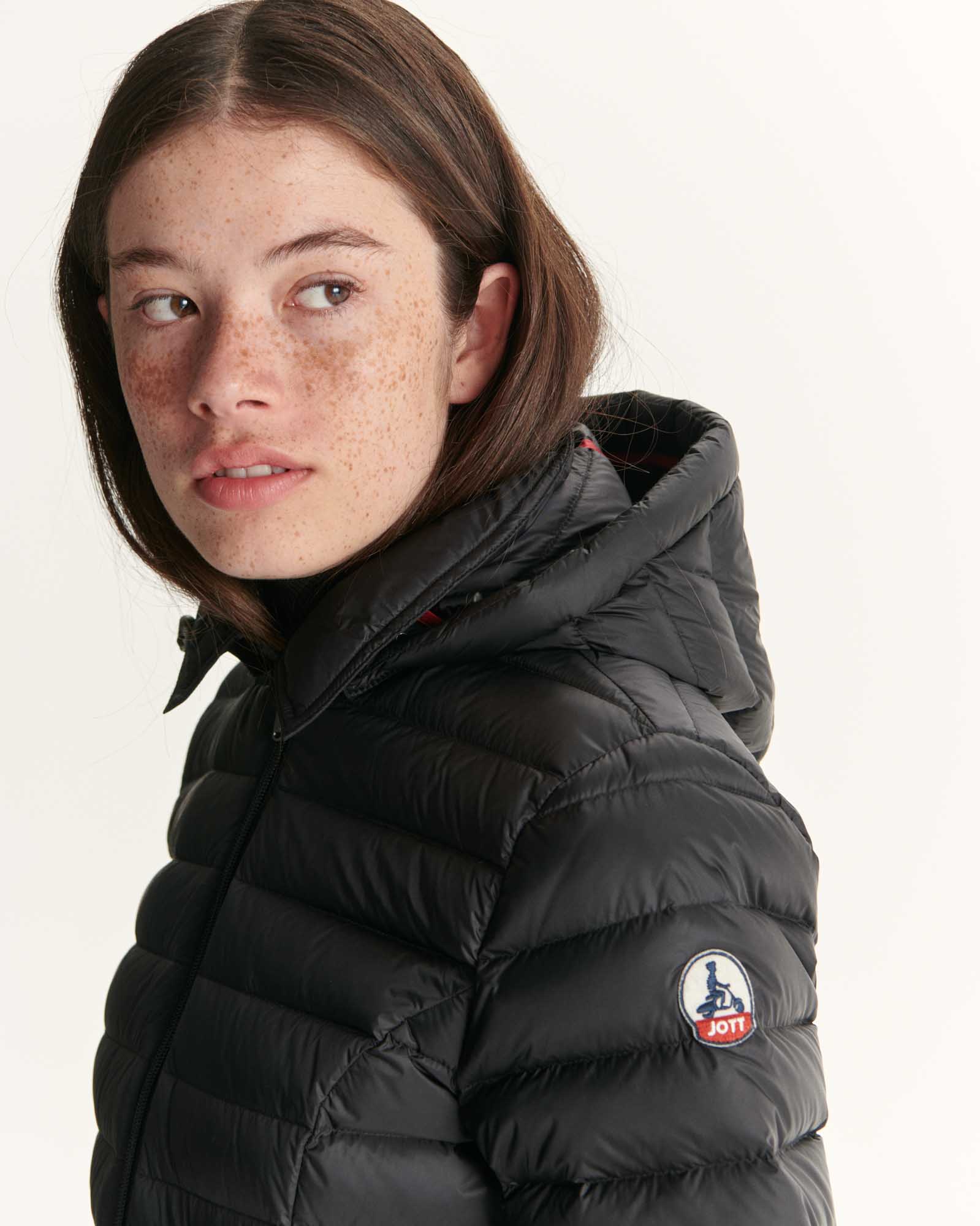 Down jacket Marine Nour 2.0 mid-length hoodie