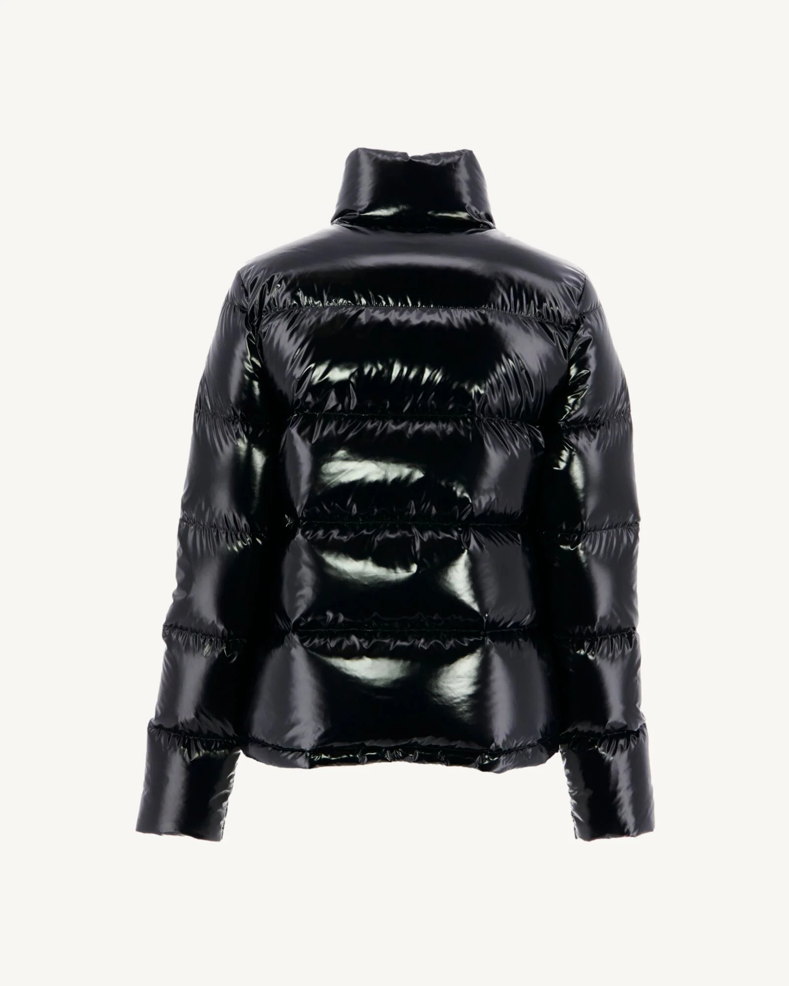 Down jacket lacquered with crystals Swarovski®️ Grand Froid Noir Cardiff