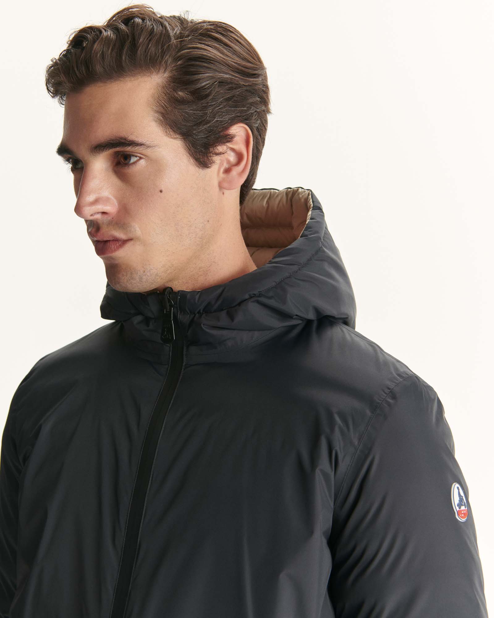 Navy Amsterdam reversible down jacket
