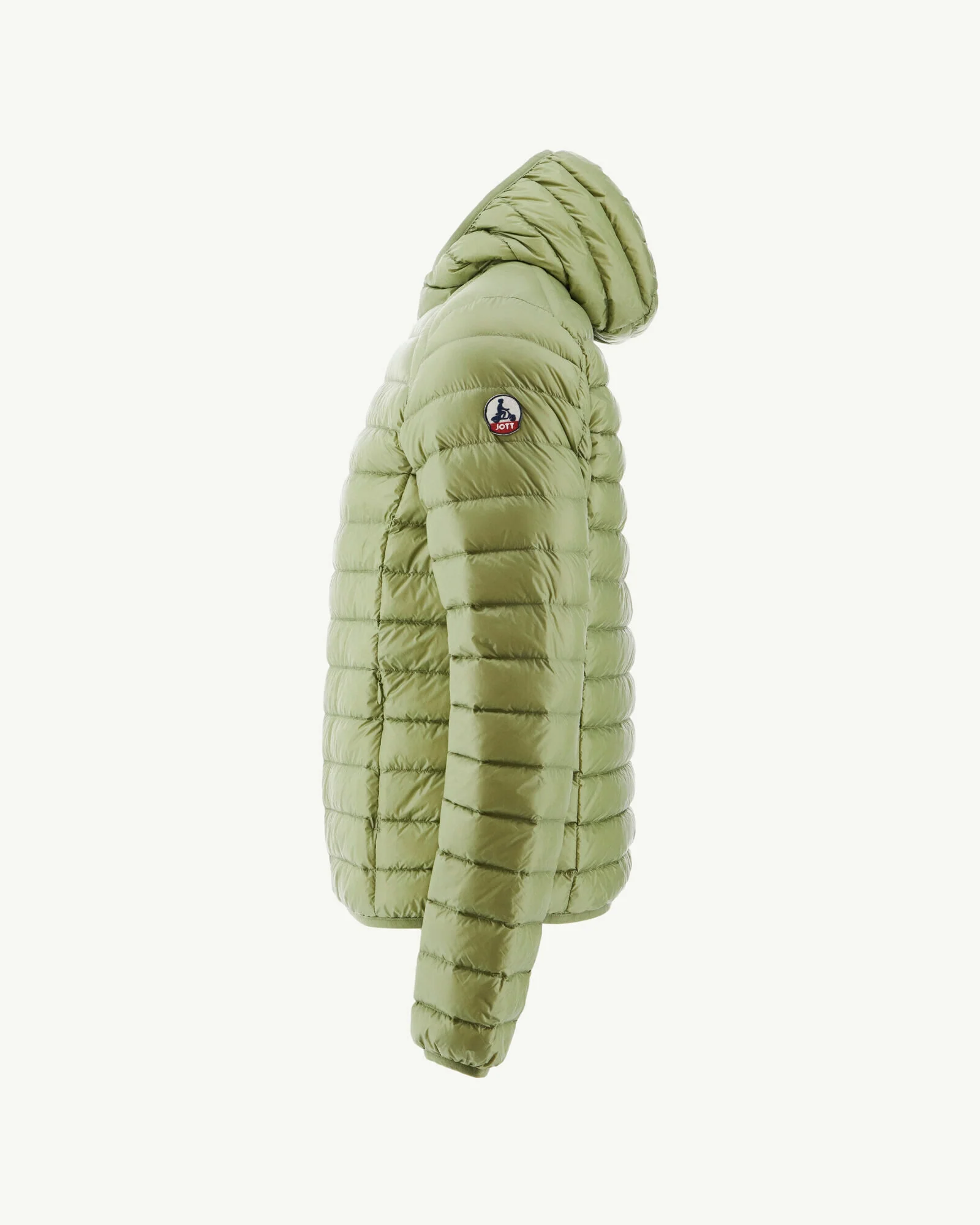 Light hooded puffer jacket Red Nico