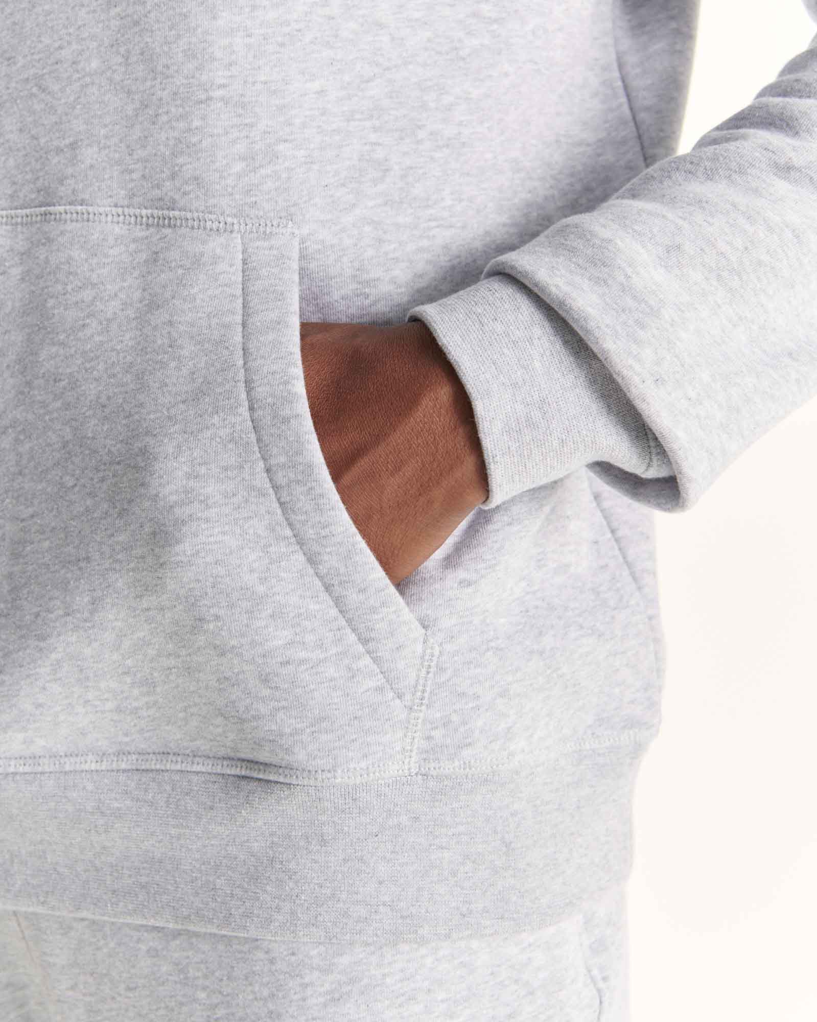 Mataro Heather Gray Men's Hoodie