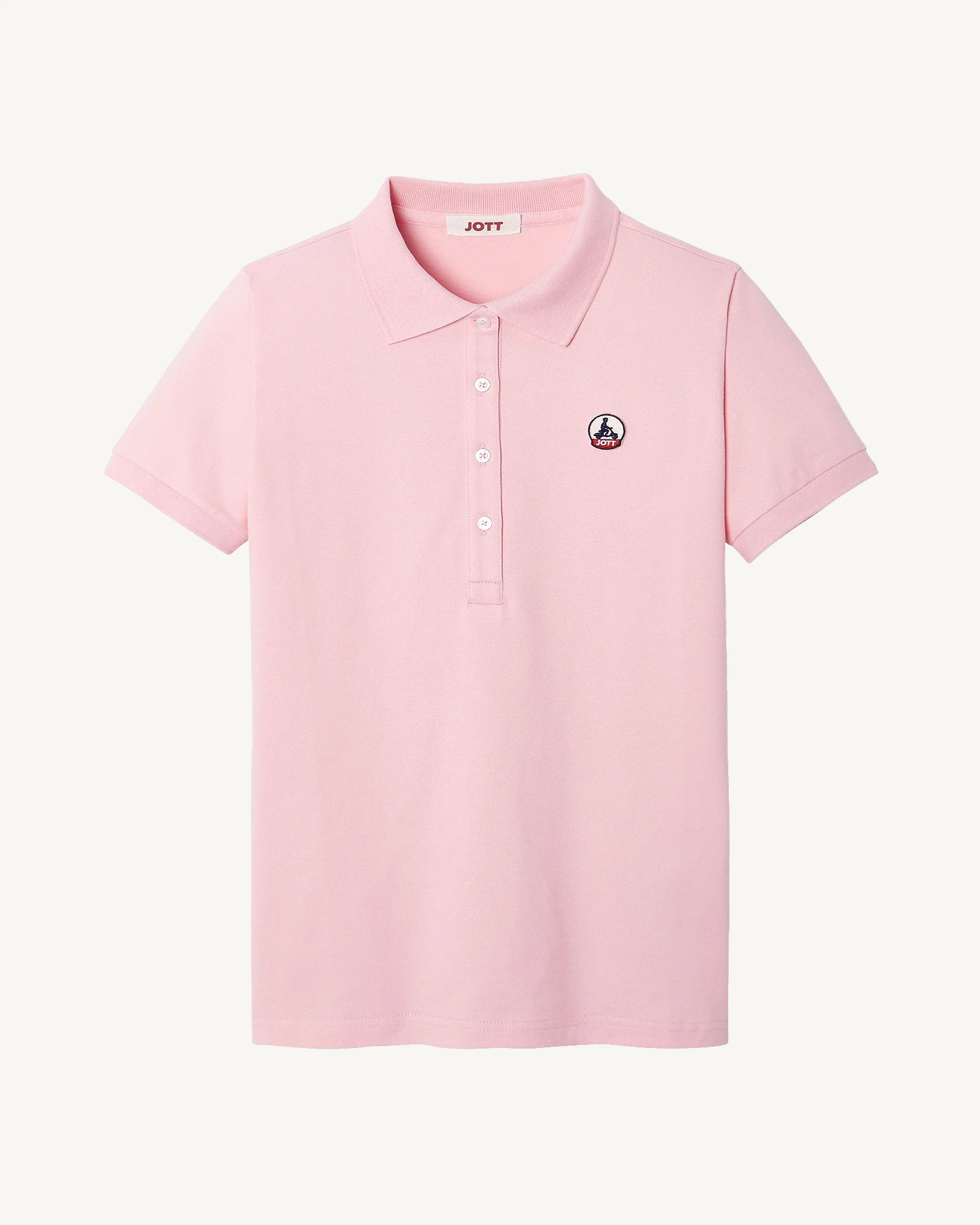 Polo shirt in organic cotton White Franca