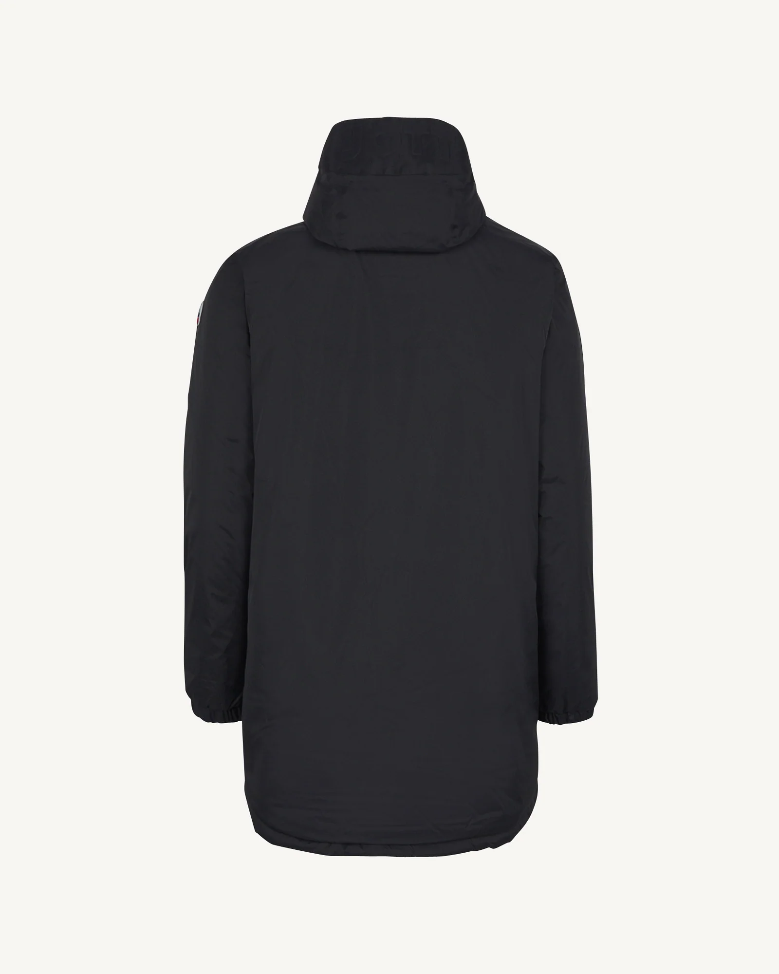 Down jacket long reversible hooded Army/Beige Amsterdam 2.0