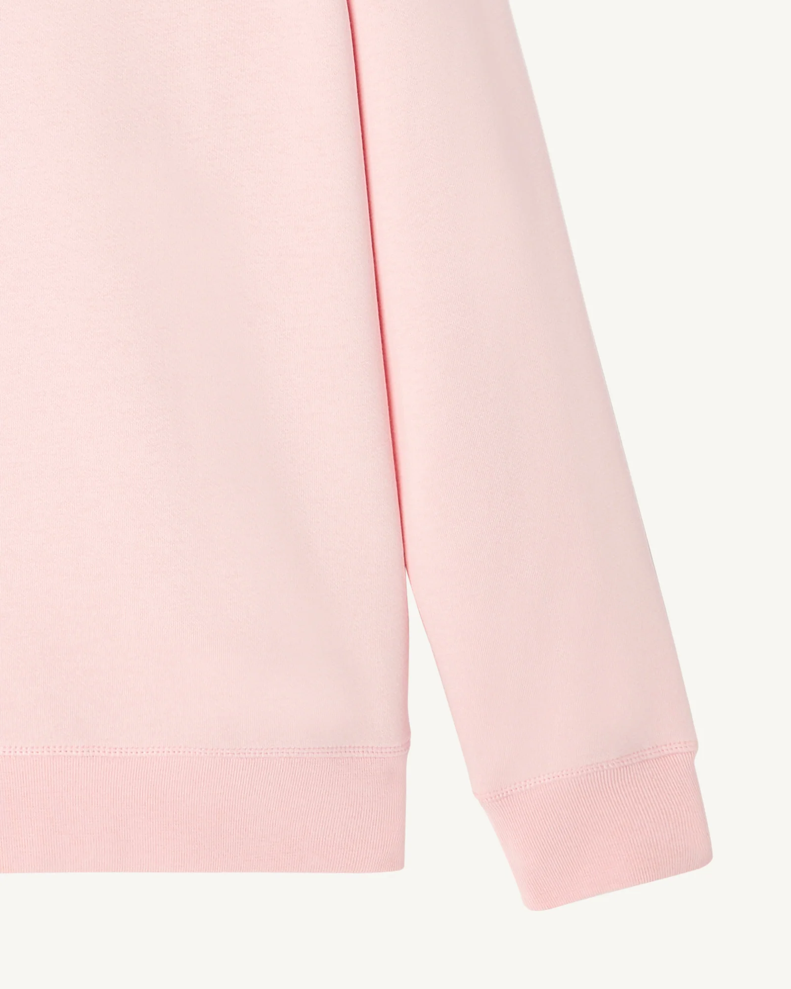 Sweatshirt in organic cotton Peach pink Elvas 2.0