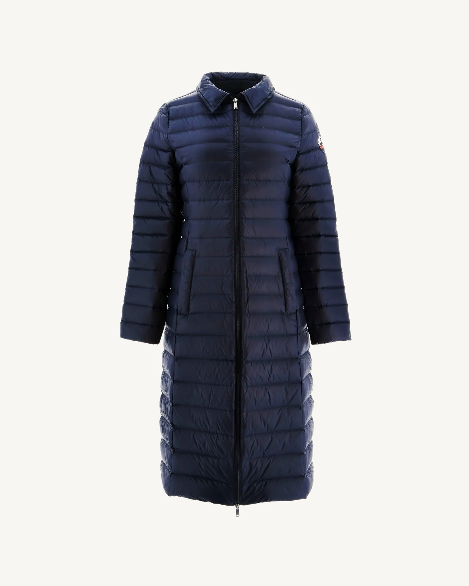 Down jacket long and light Marine Laurie 2.0