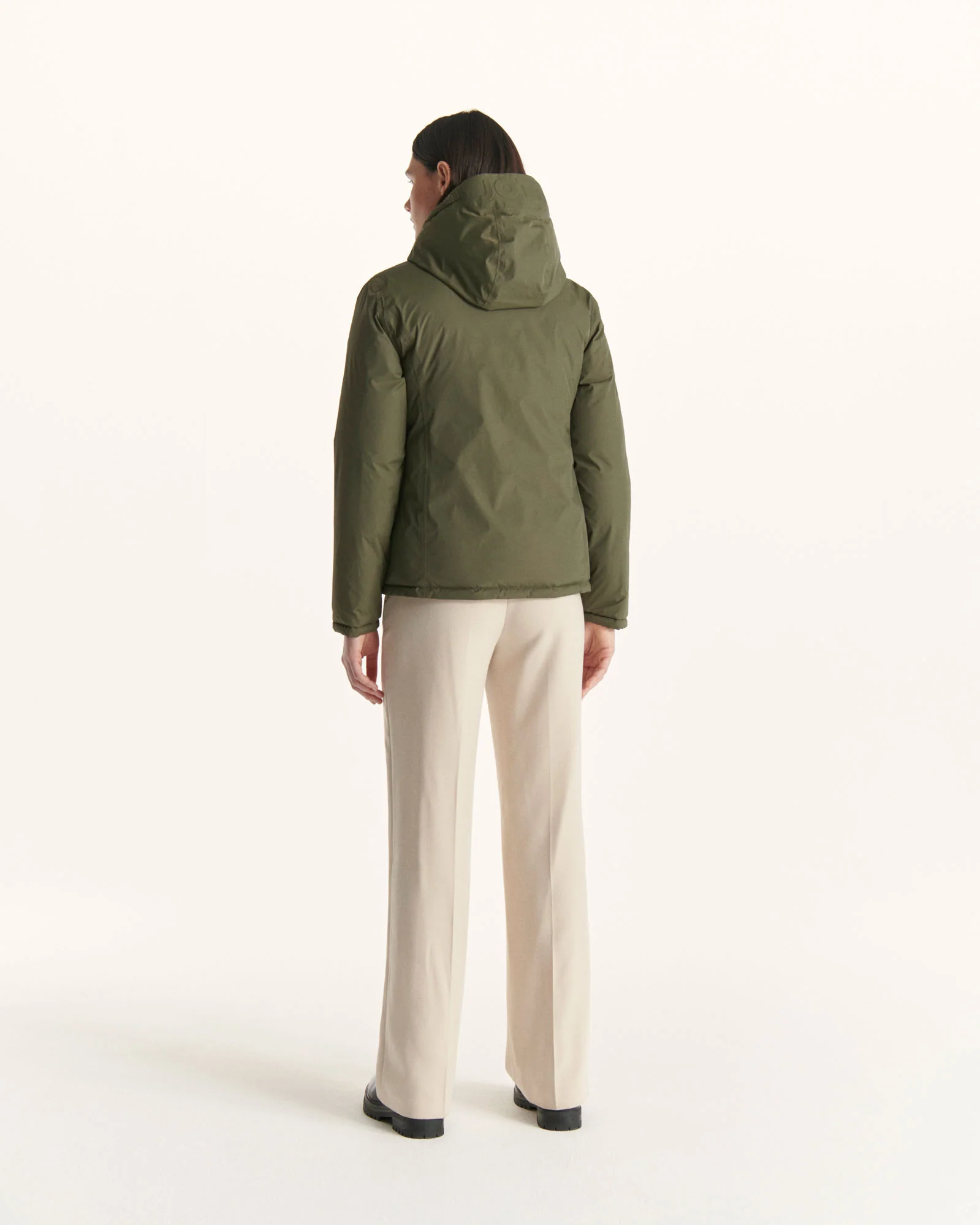 Reversible Great Cold Down Jacket Beige/Ecru Victoria