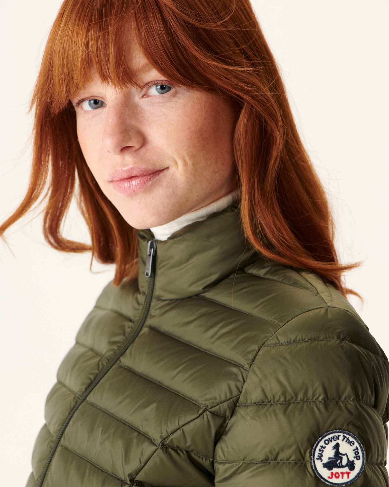 Down jacket light Celadon green Cha