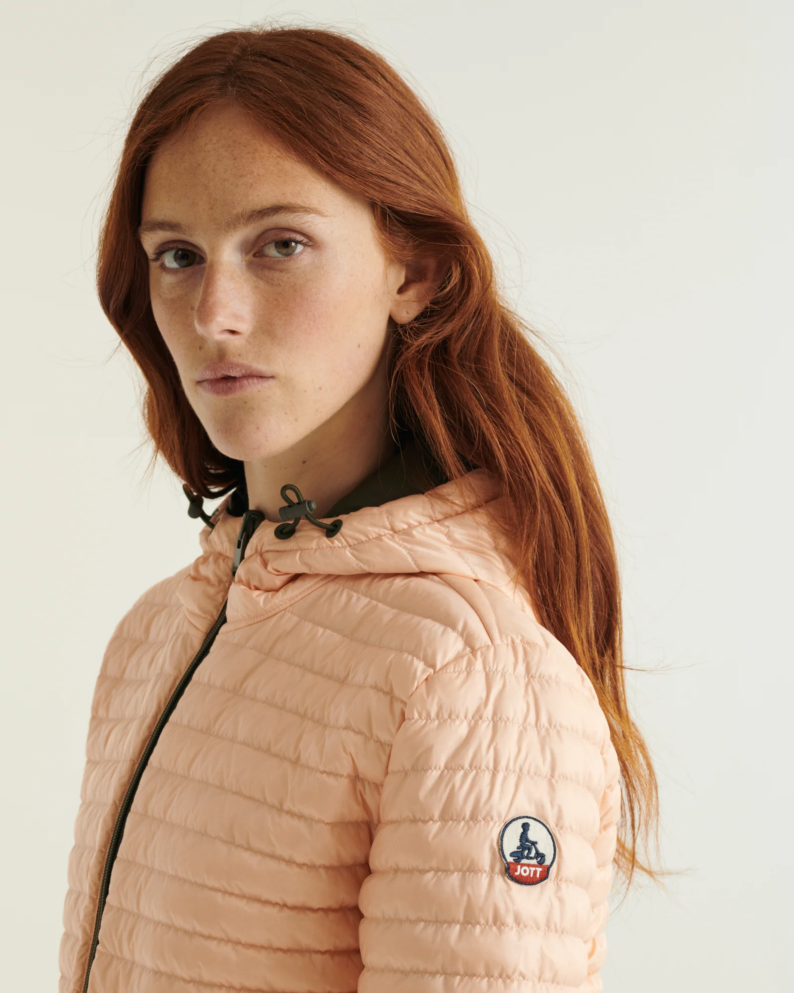 Down jacket reversible hooded Ultralight Army/Powder pink Bangkok 2.0