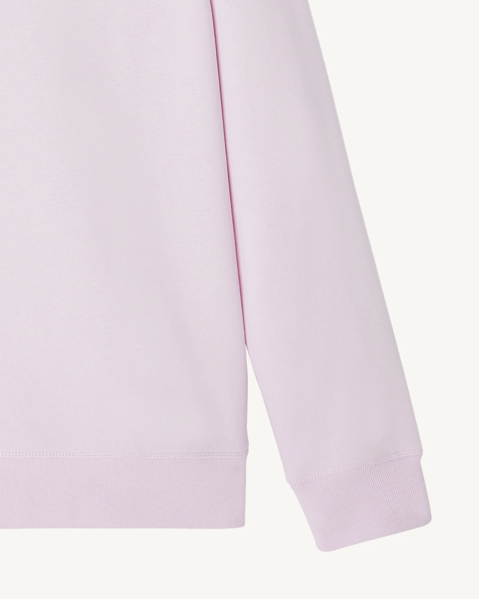 Sweatshirt in organic cotton Peach pink Elvas 2.0