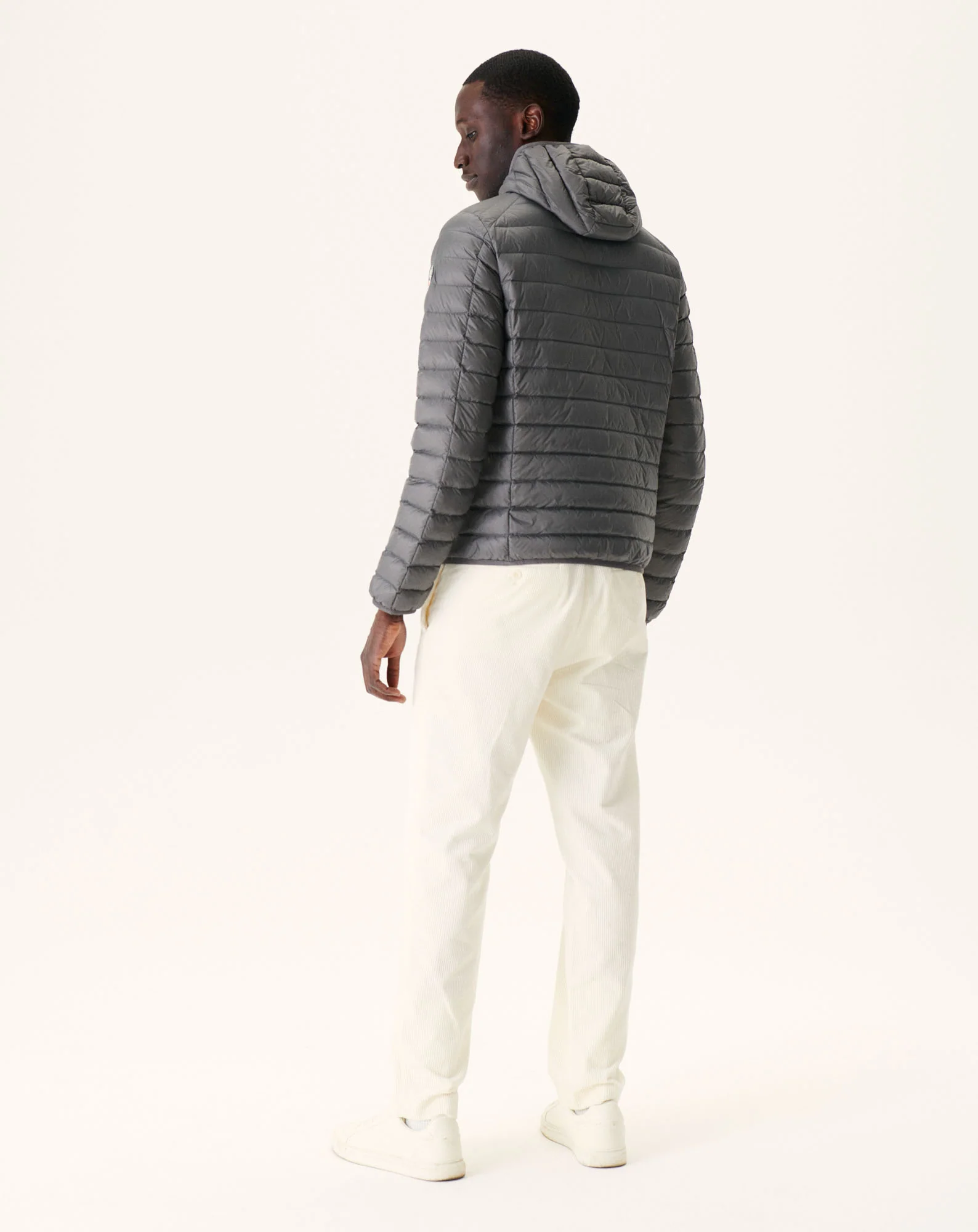 Light hooded puffer jacket Red Nico