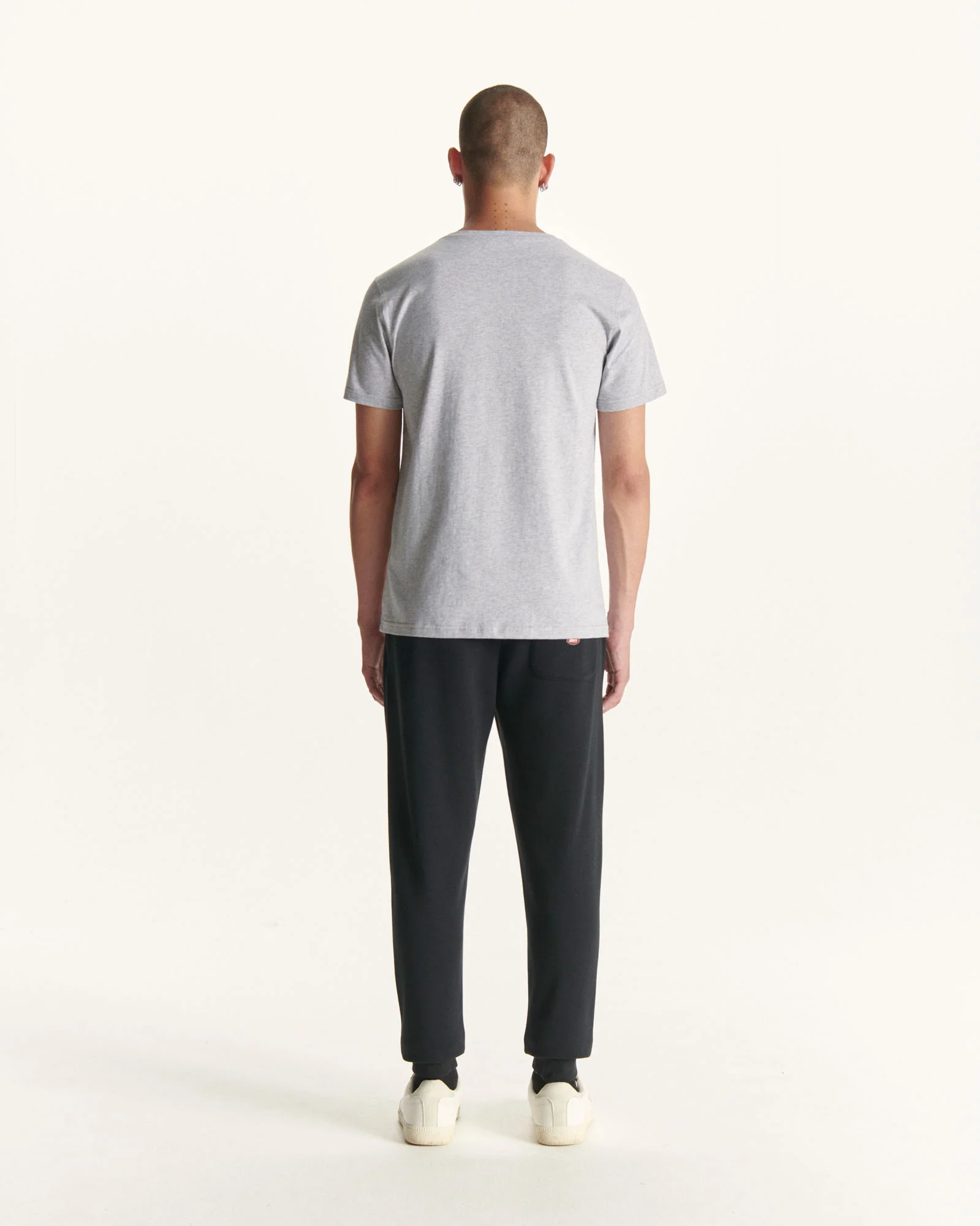 Organic cotton t-shirt Heather gray Pietro