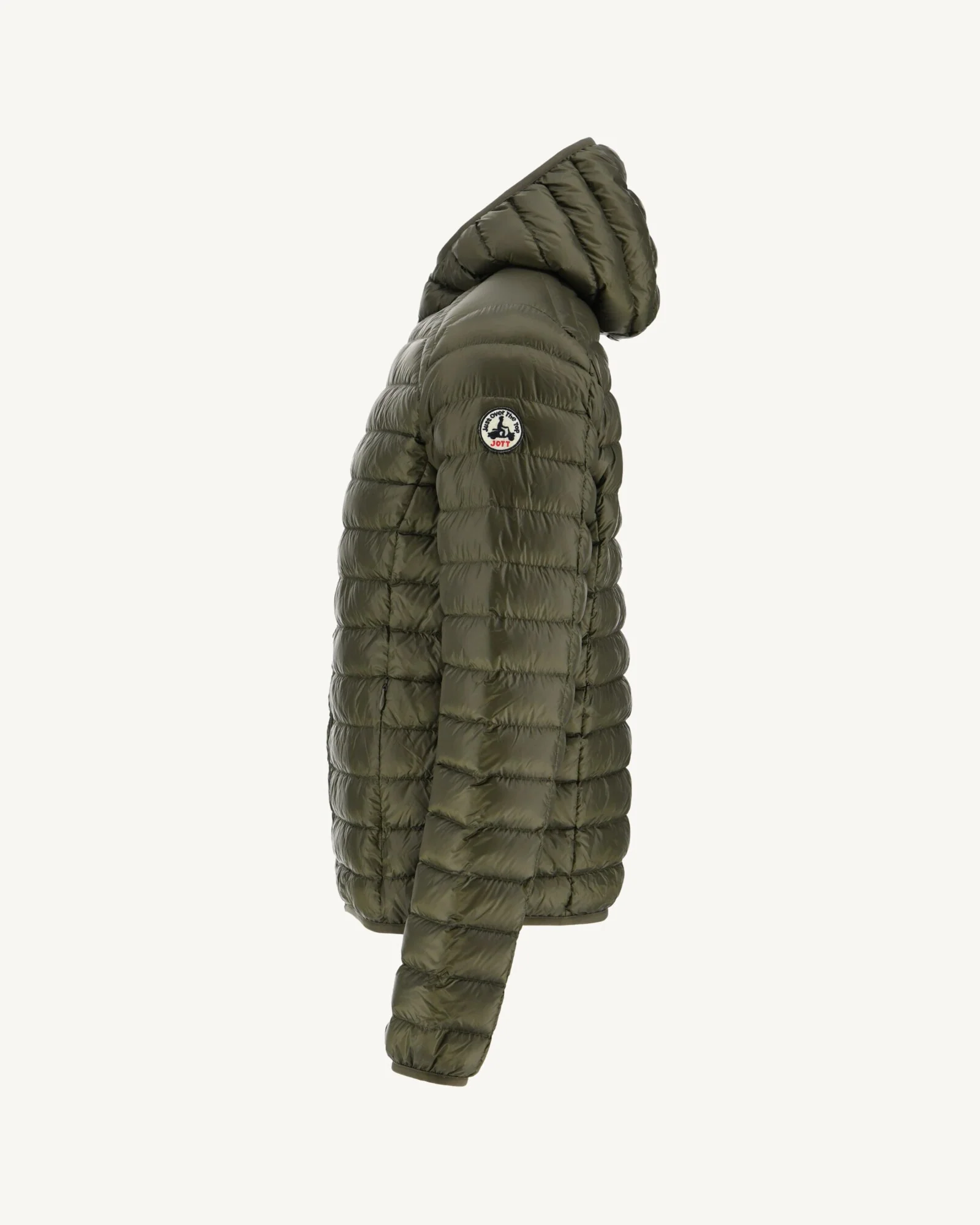 Light hooded puffer jacket Red Nico