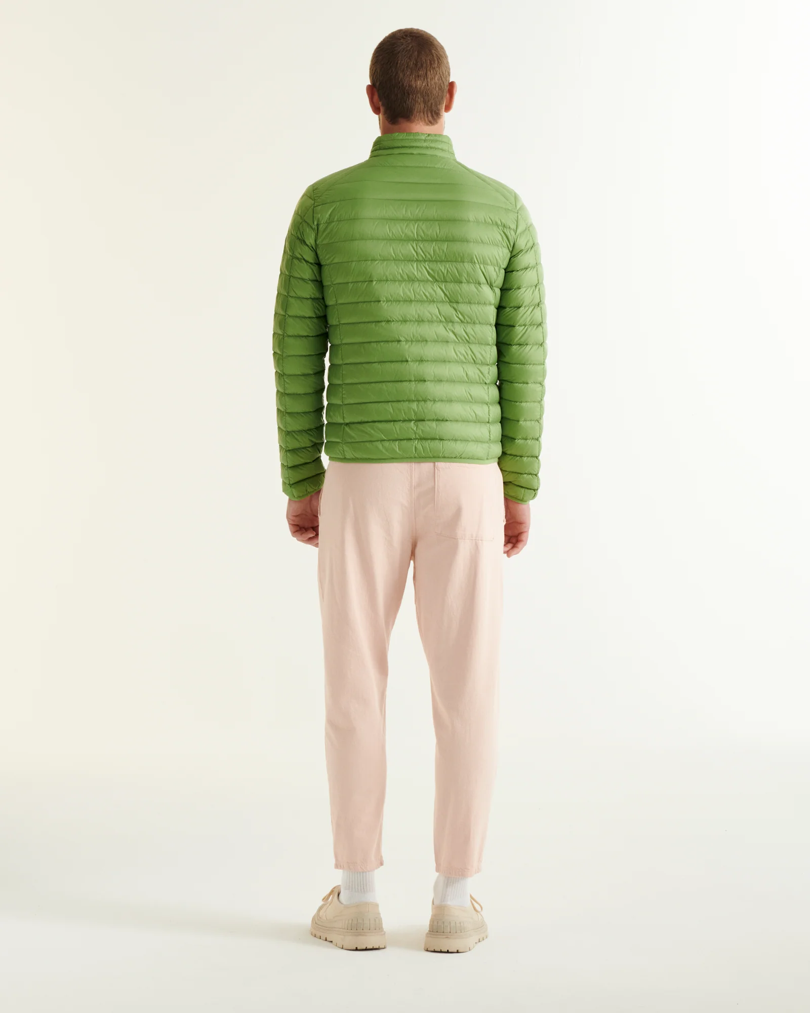 Light down jacket Denim blue Mat