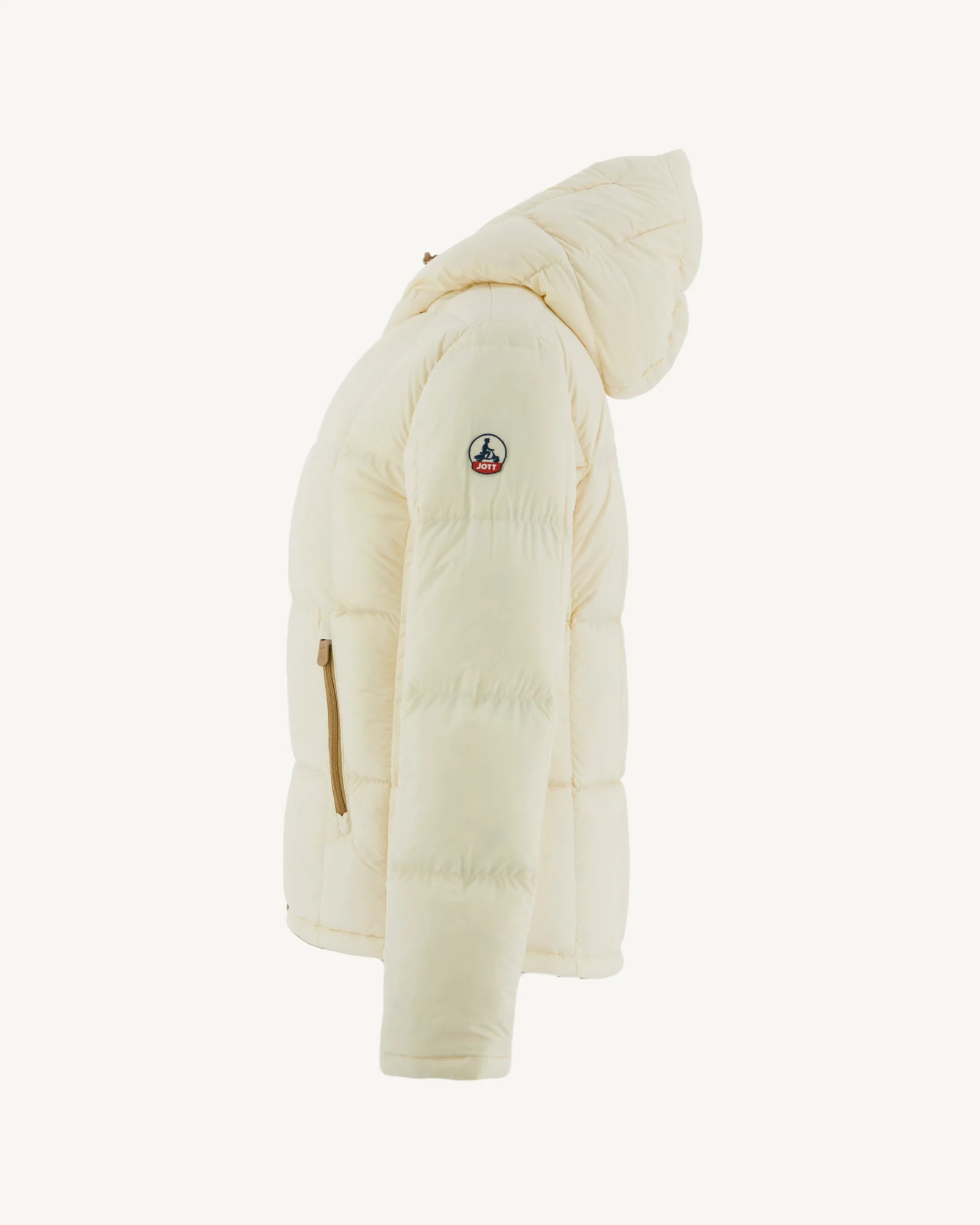 Reversible Great Cold Down Jacket Beige/Ecru Victoria