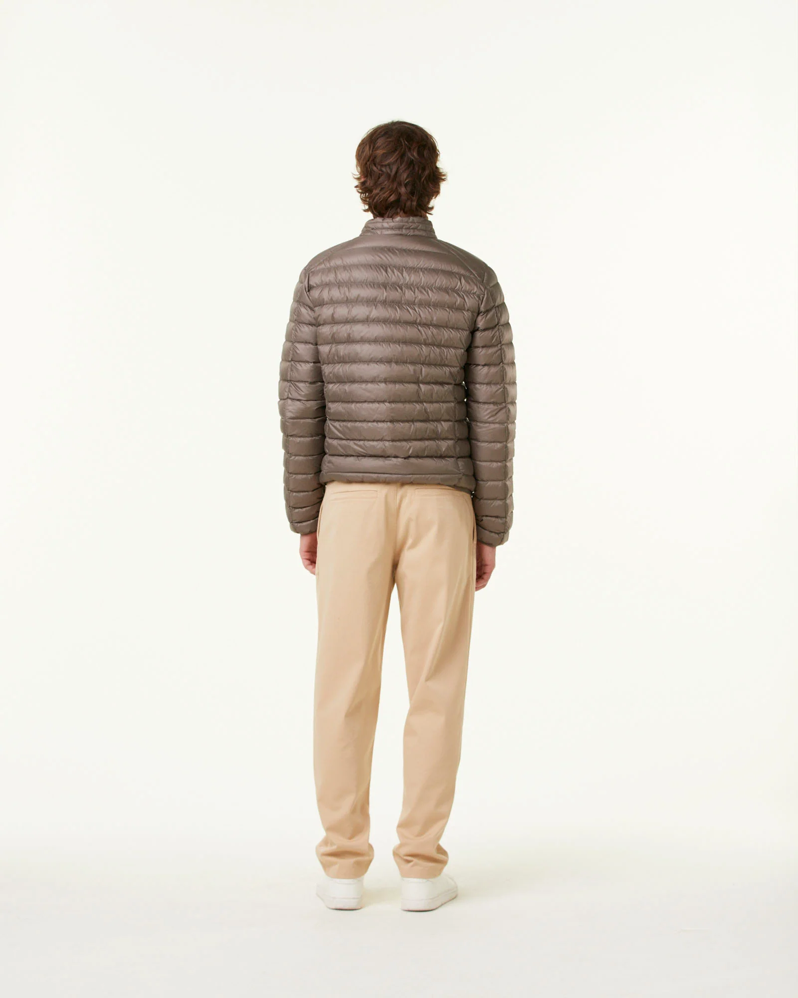 Light down jacket Denim blue Mat