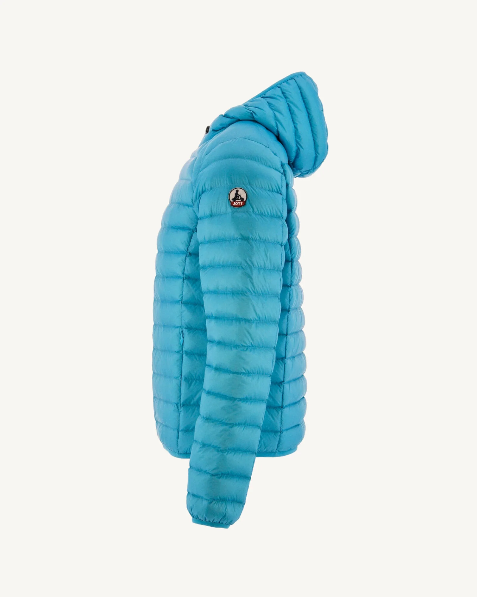 Light hooded puffer jacket Red Nico