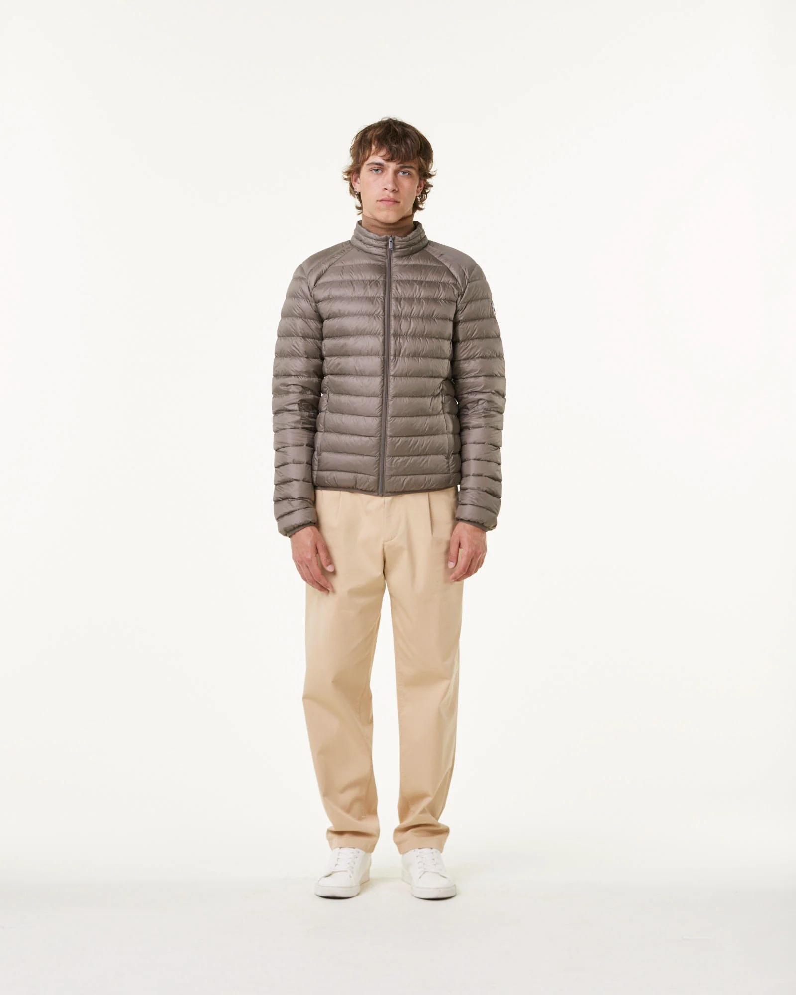 Light down jacket Denim blue Mat