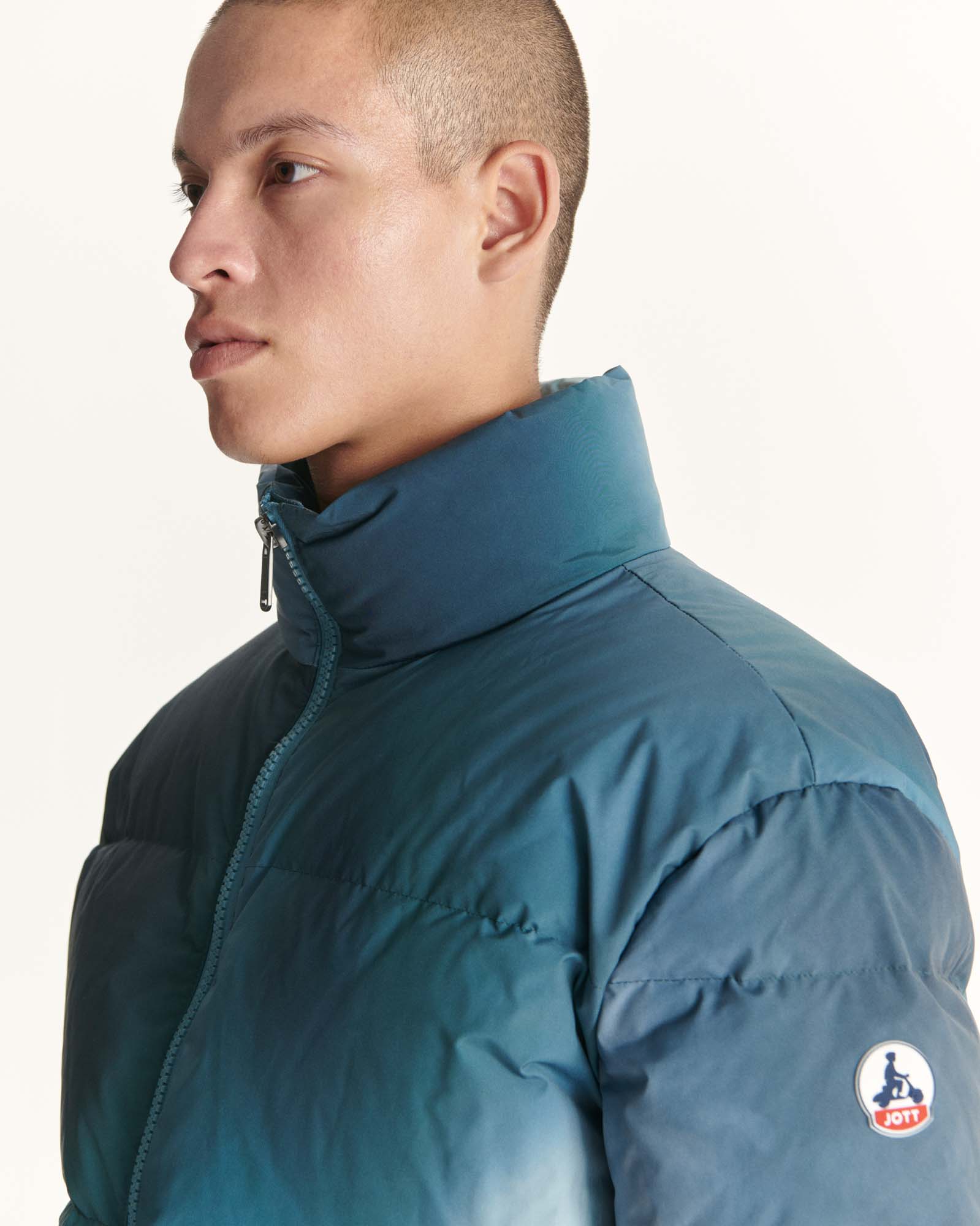 Down jacket Okinawa Great Cold print