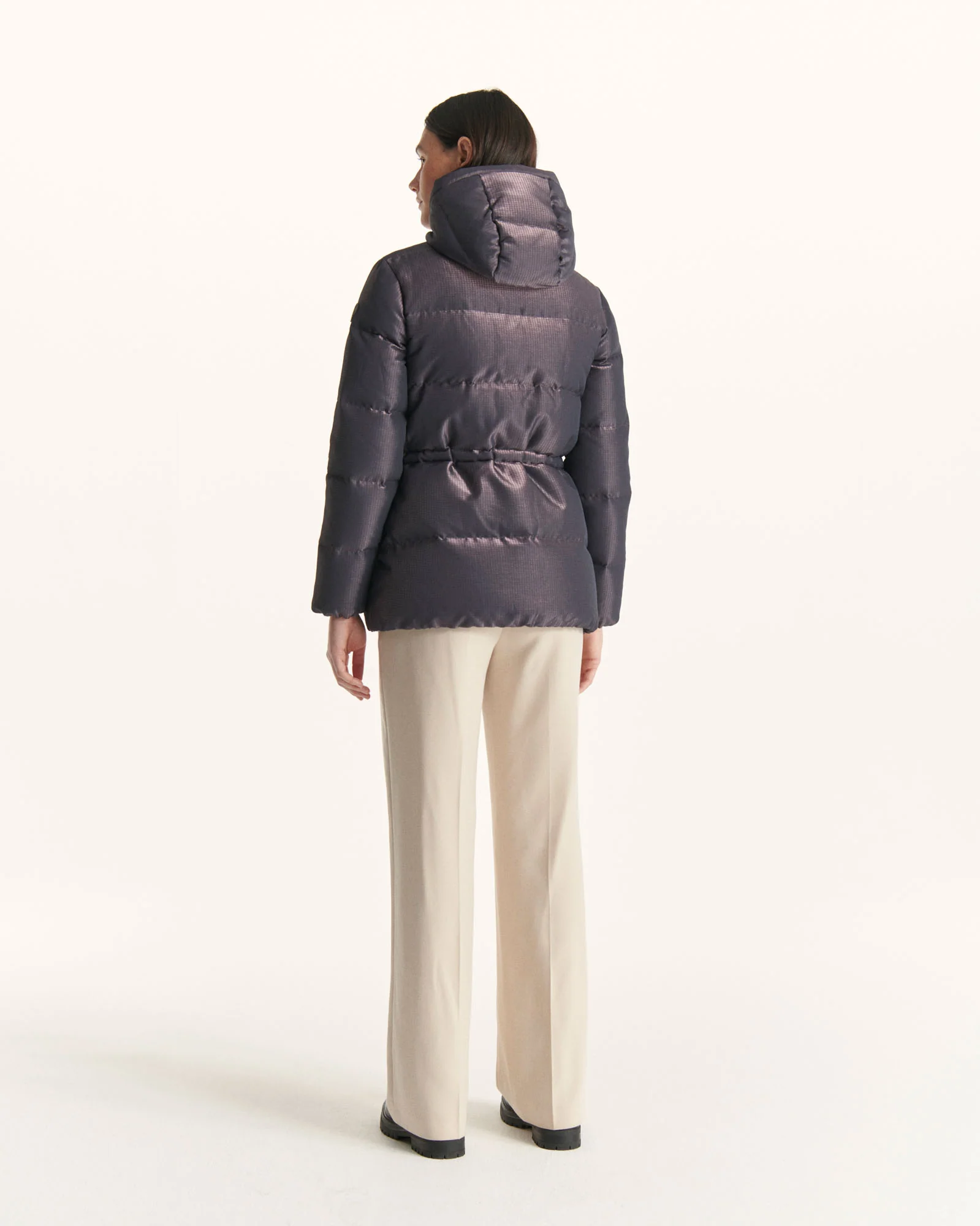 Down jacket Grand Froid Christmas hoodie purple Laponi