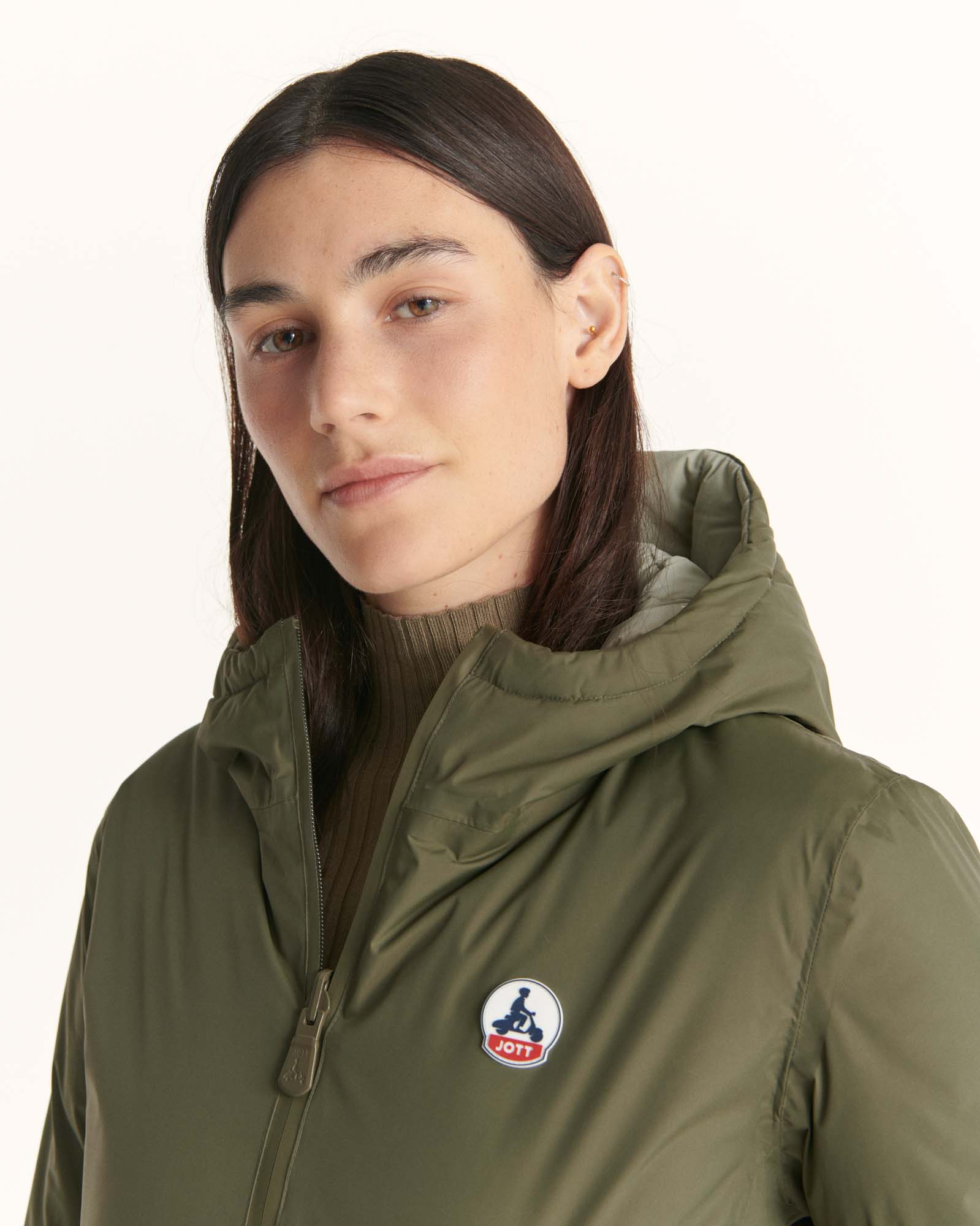 Reversible Great Cold Down Jacket Beige/Ecru Victoria