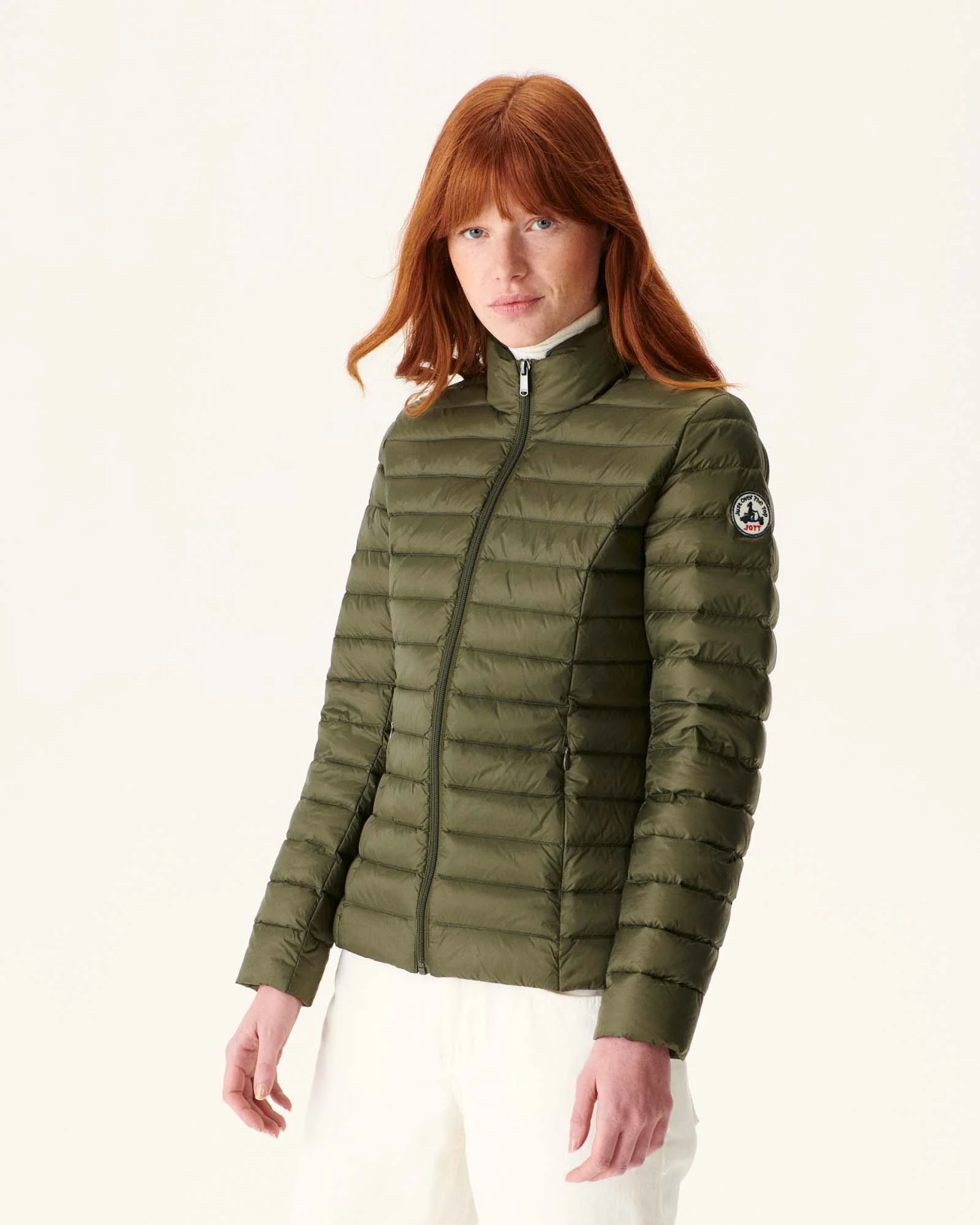 Down jacket light Celadon green Cha