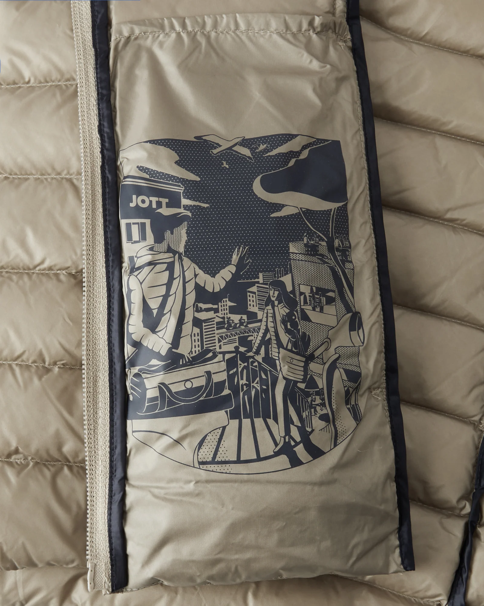 Light Sleeveless down jacket Navy Mali