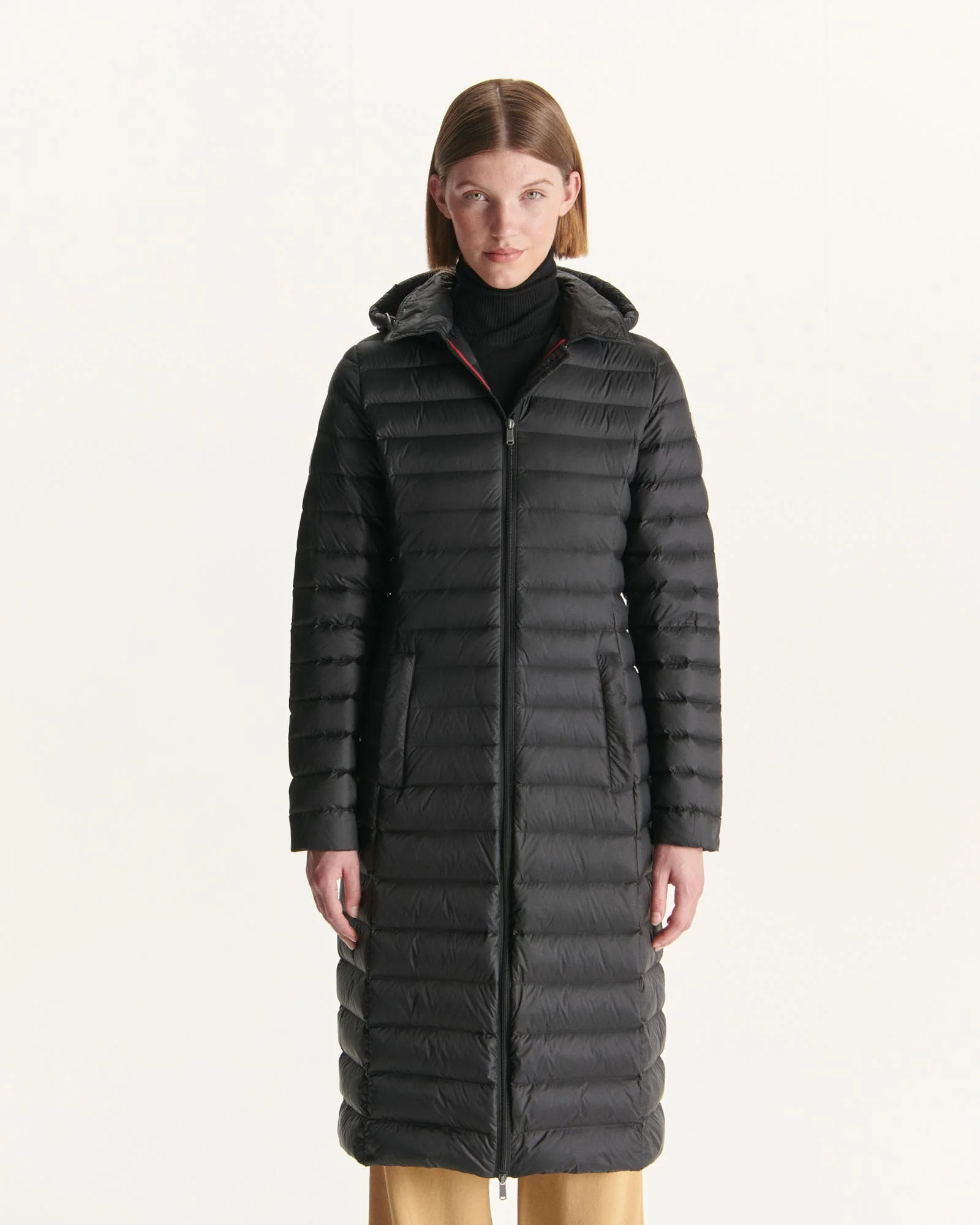 Down jacket long and light Marine Laurie 2.0