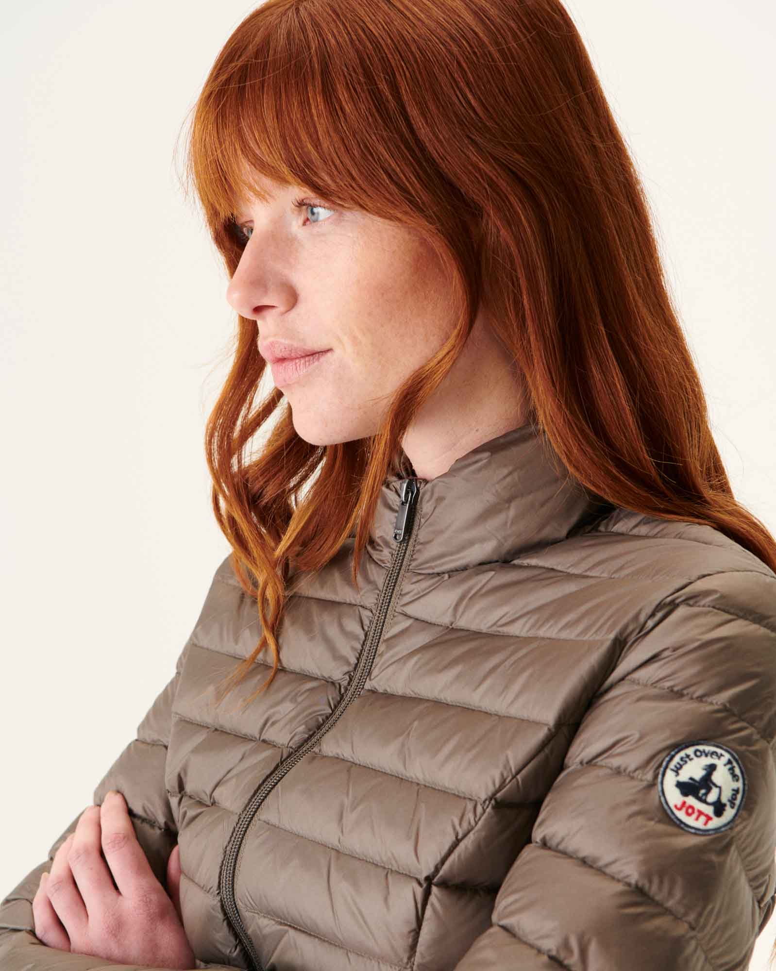 Down jacket light Celadon green Cha