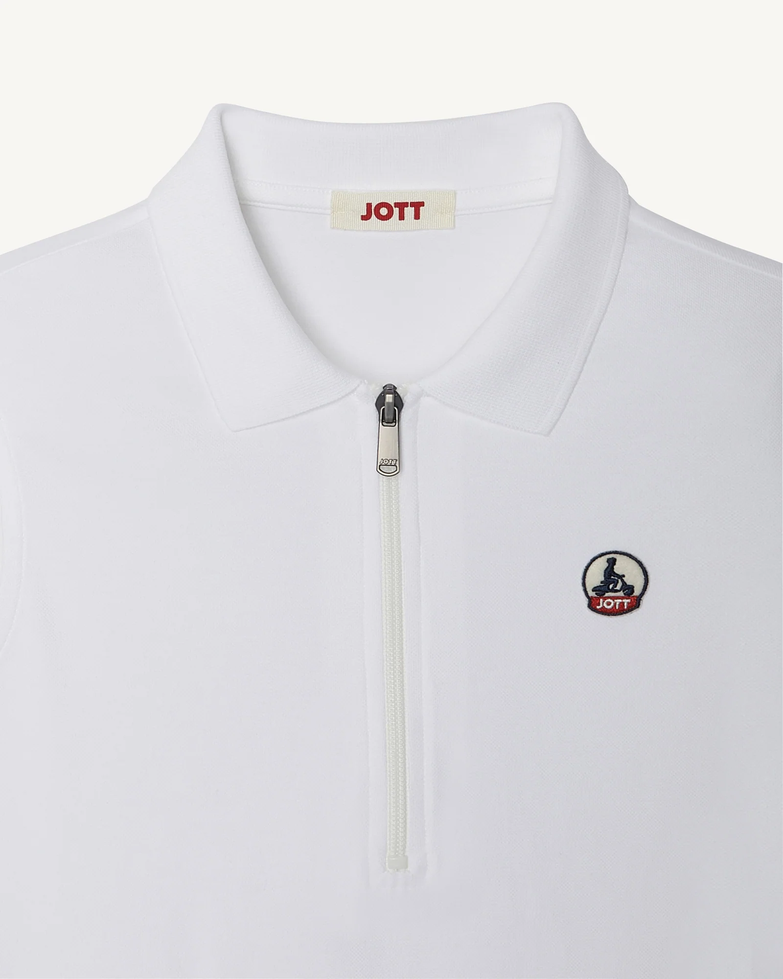 Esmeralda sleeveless polo dress in organic cotton Navy