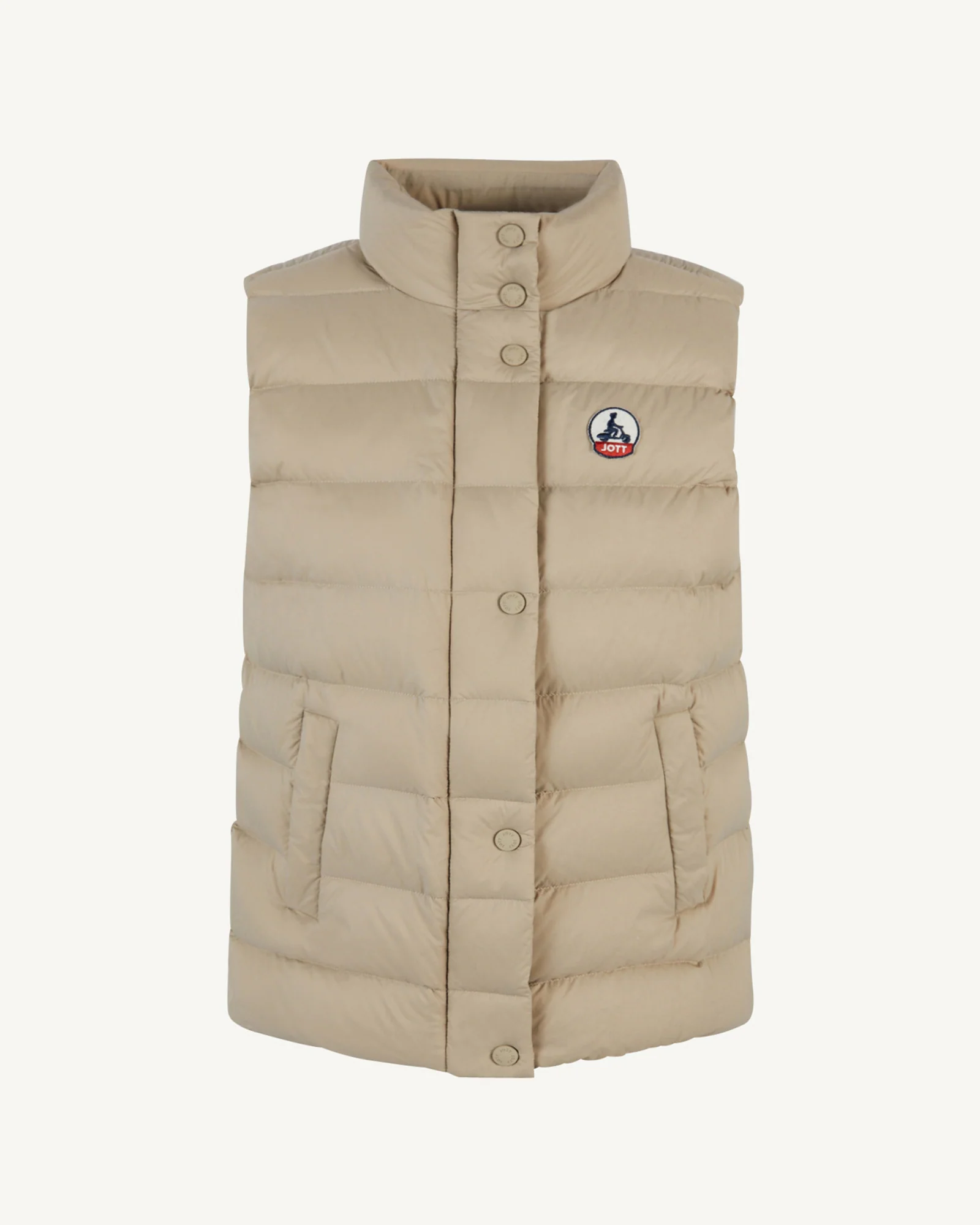 Down jacket light sleeveless Pale mauve Valentine