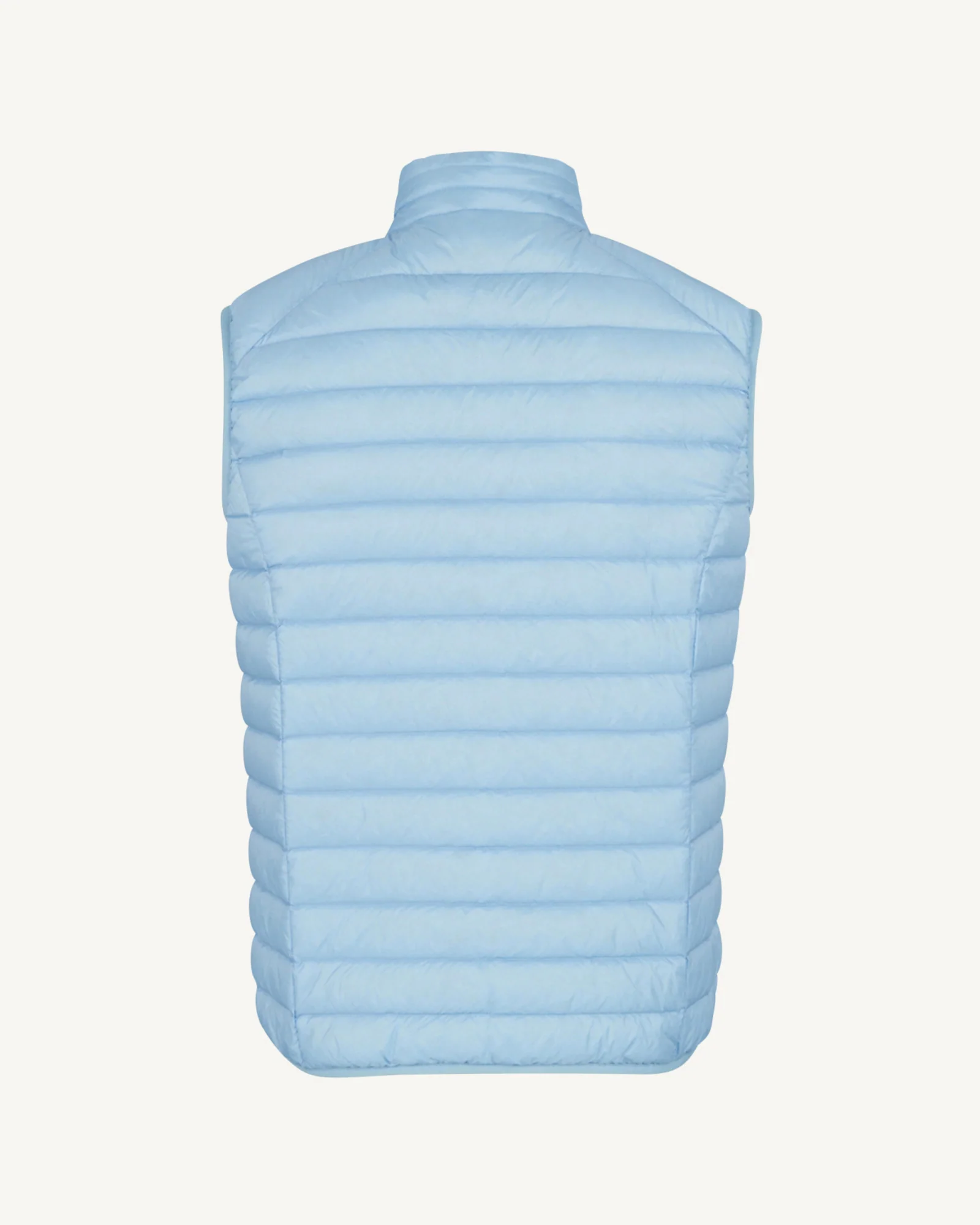 Taupe Sleeveless down jacket Tom