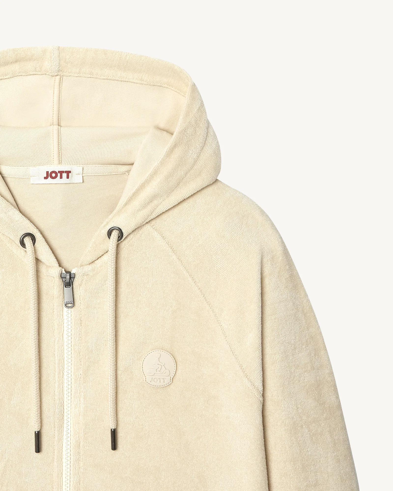 Pale mauve Coral 2.0 terry zip jacket