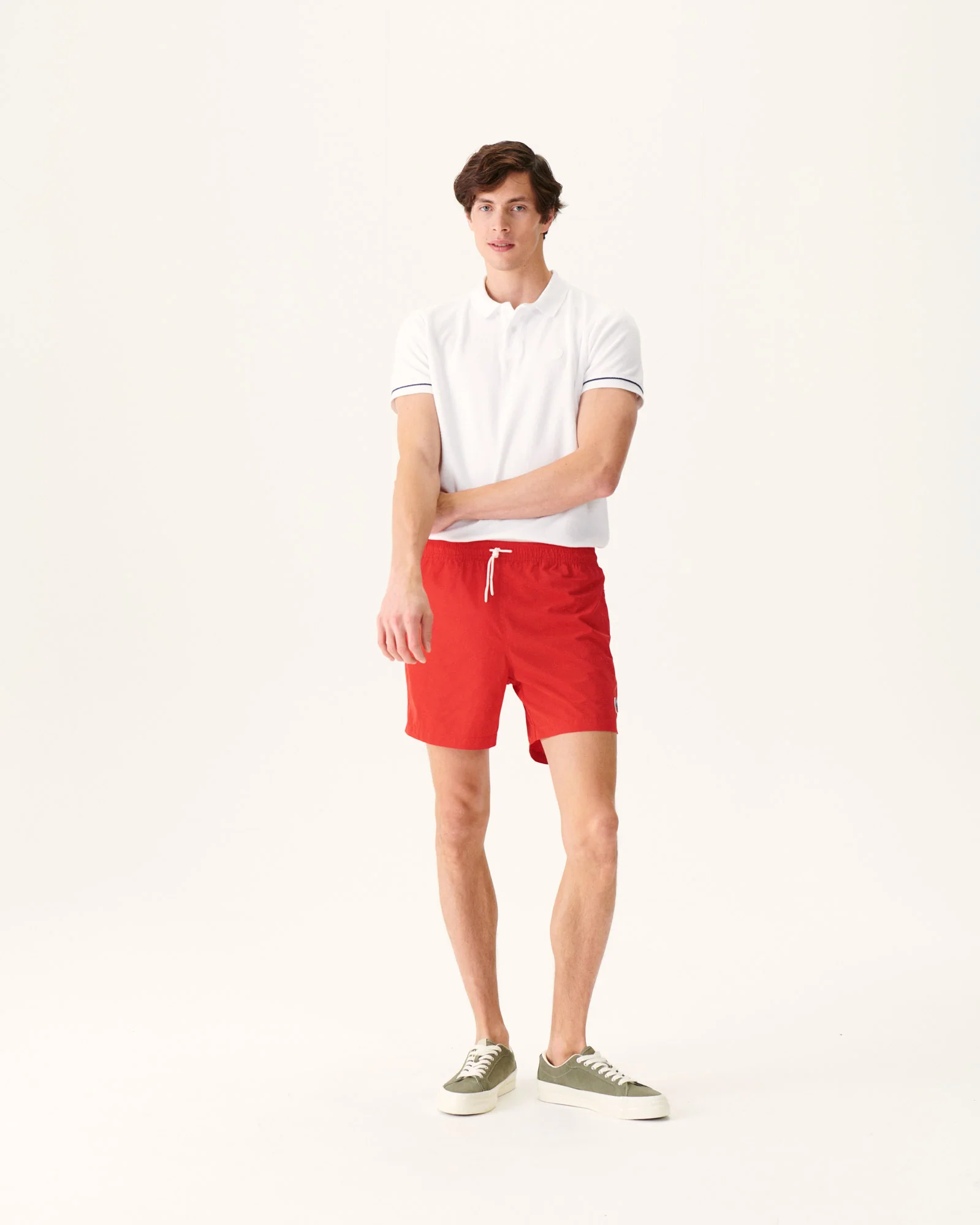 Swim shorts Bright red Biarritz