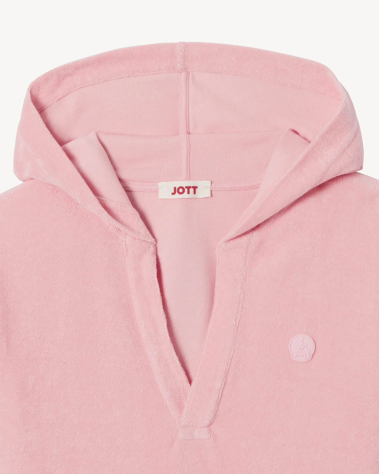 Peach pink hooded T-shirt Vilanova