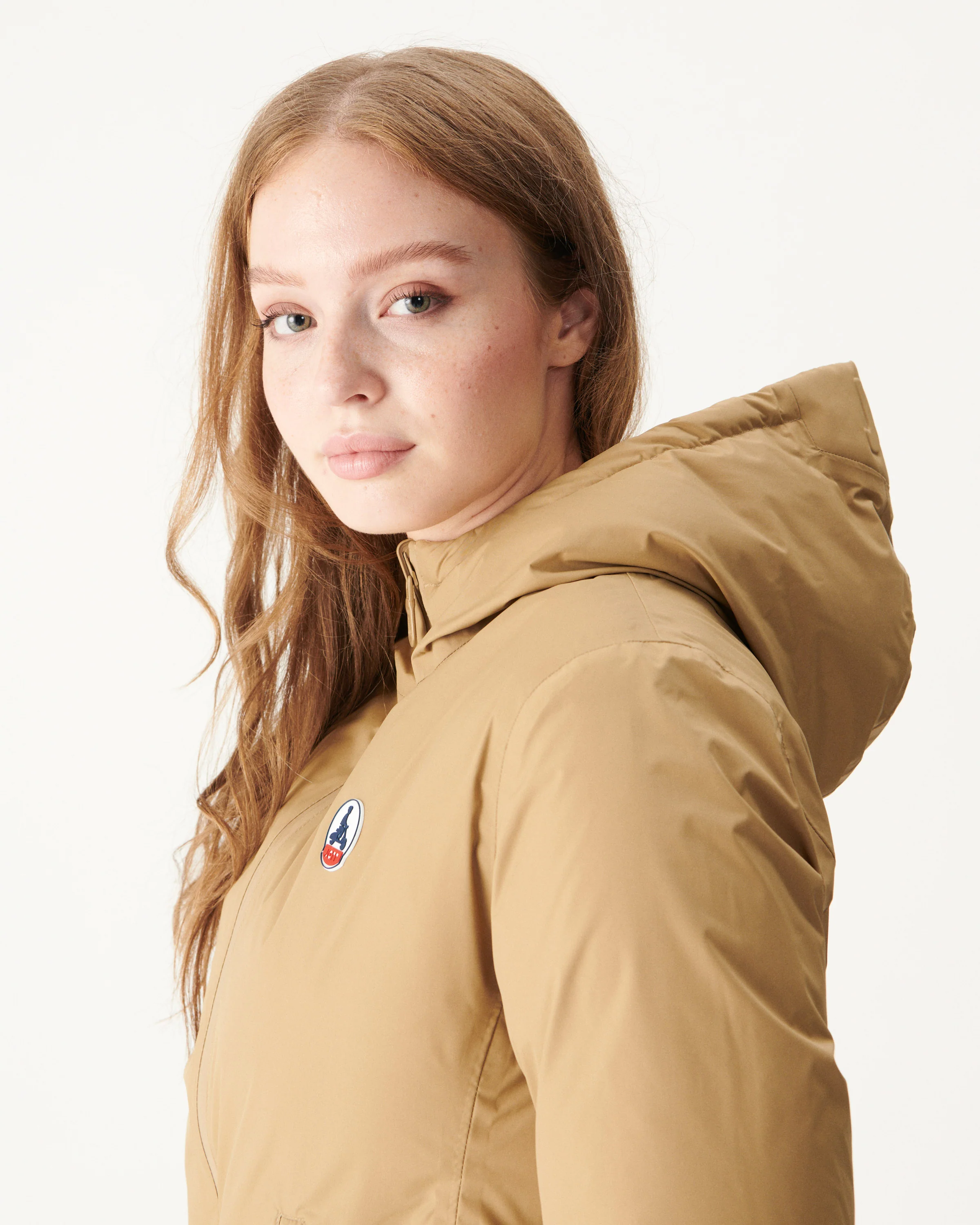 Reversible Great Cold Down Jacket Beige/Ecru Victoria