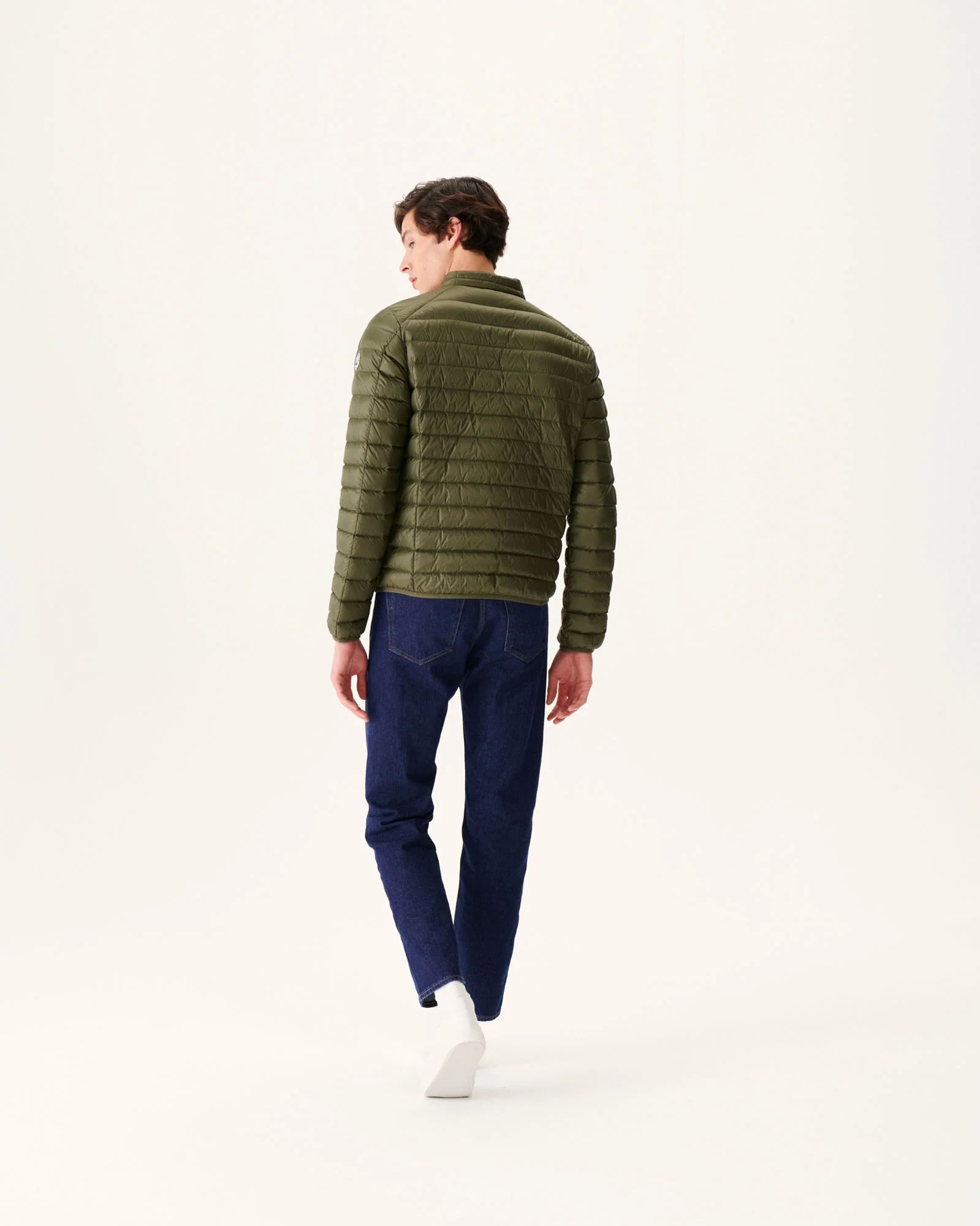 Light down jacket Denim blue Mat