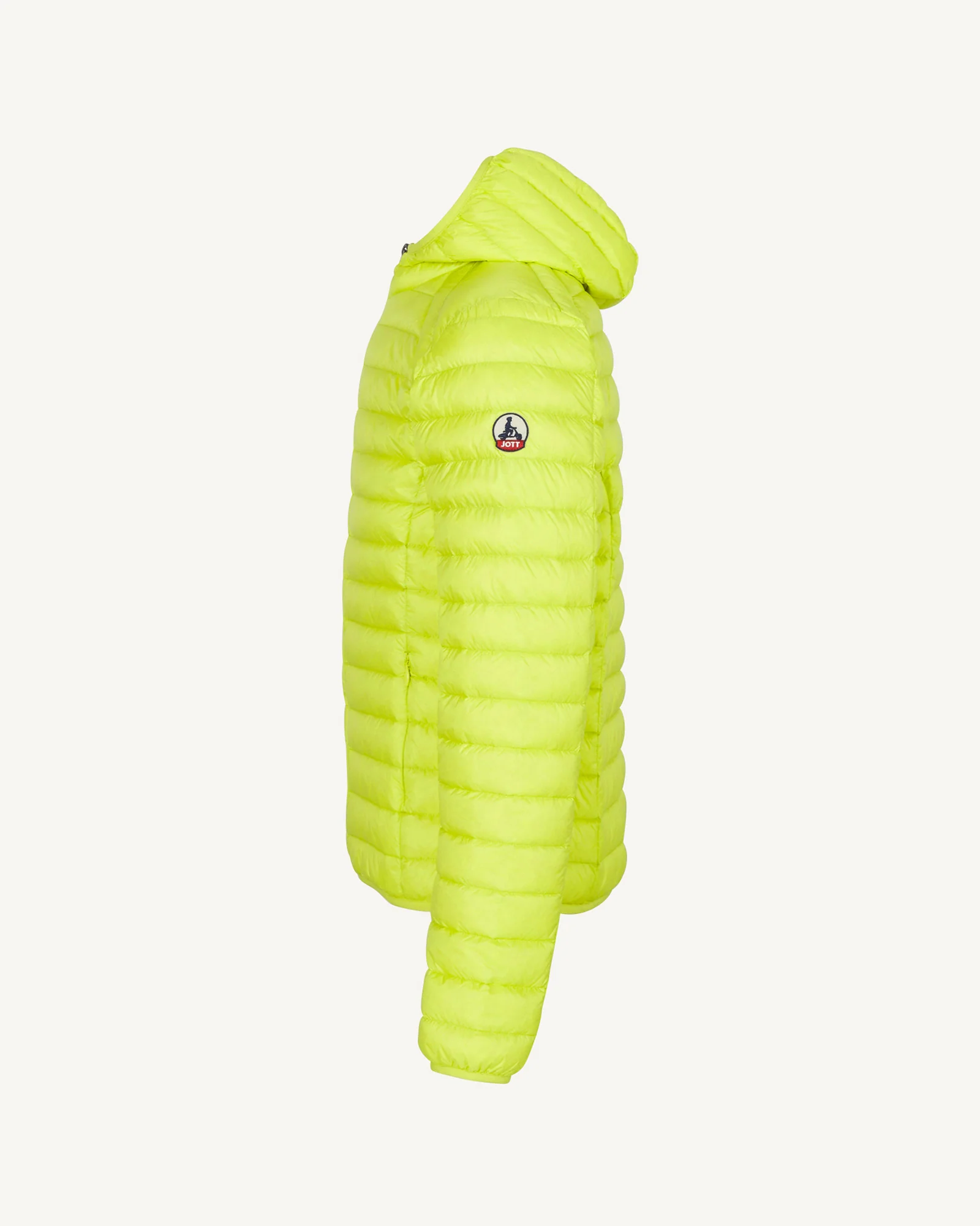 Light hooded puffer jacket Red Nico