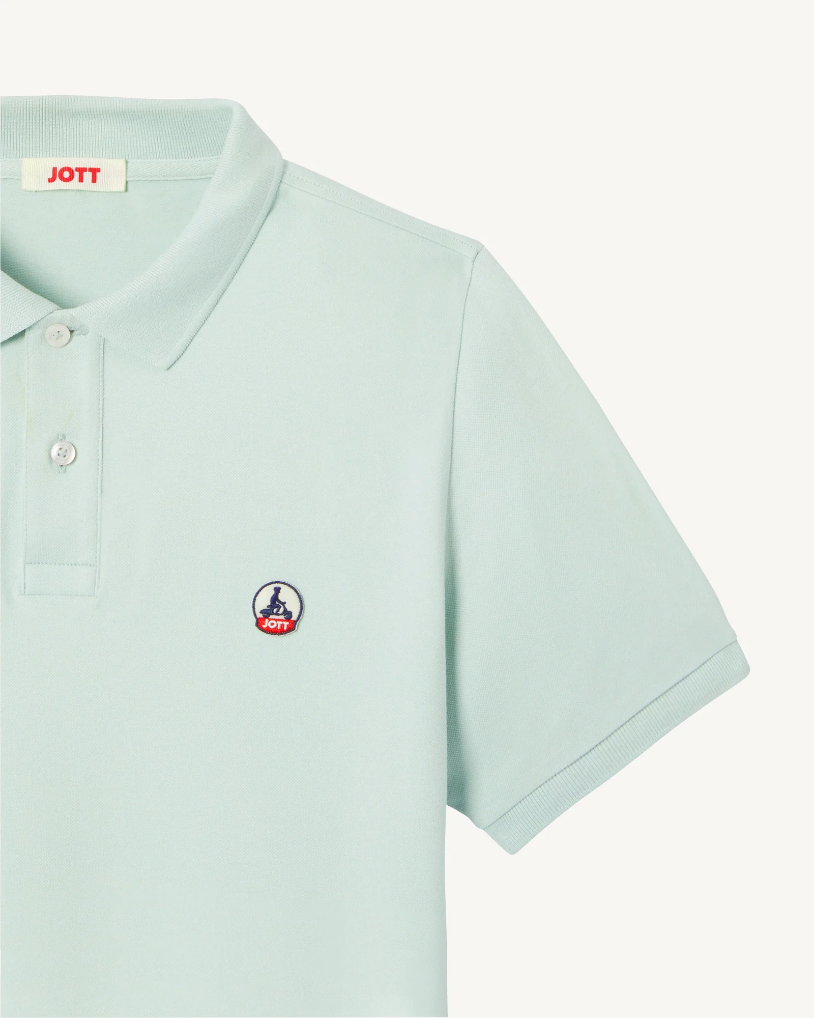 Polo shirt in organic cotton White Marbella