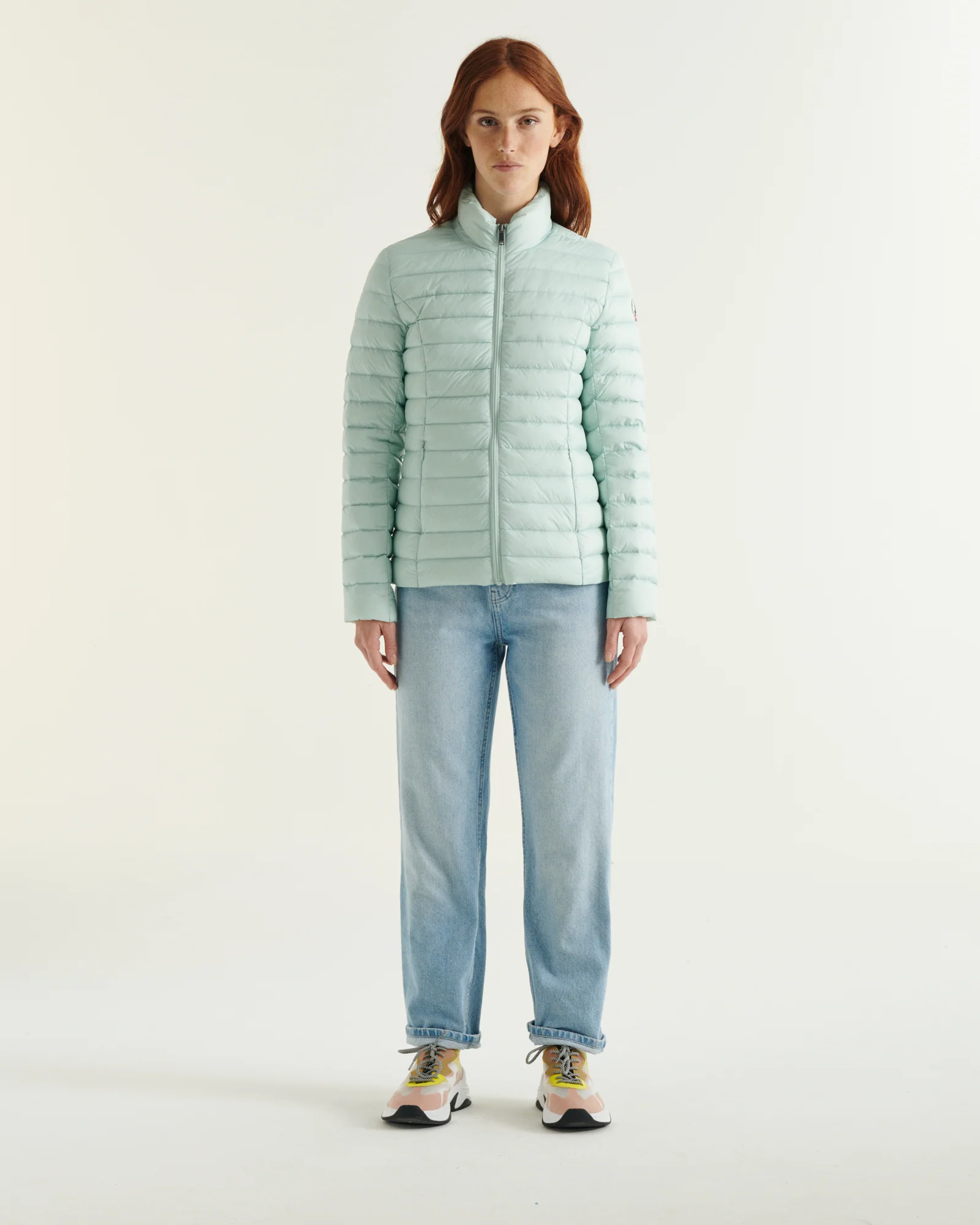 Down jacket light Celadon green Cha