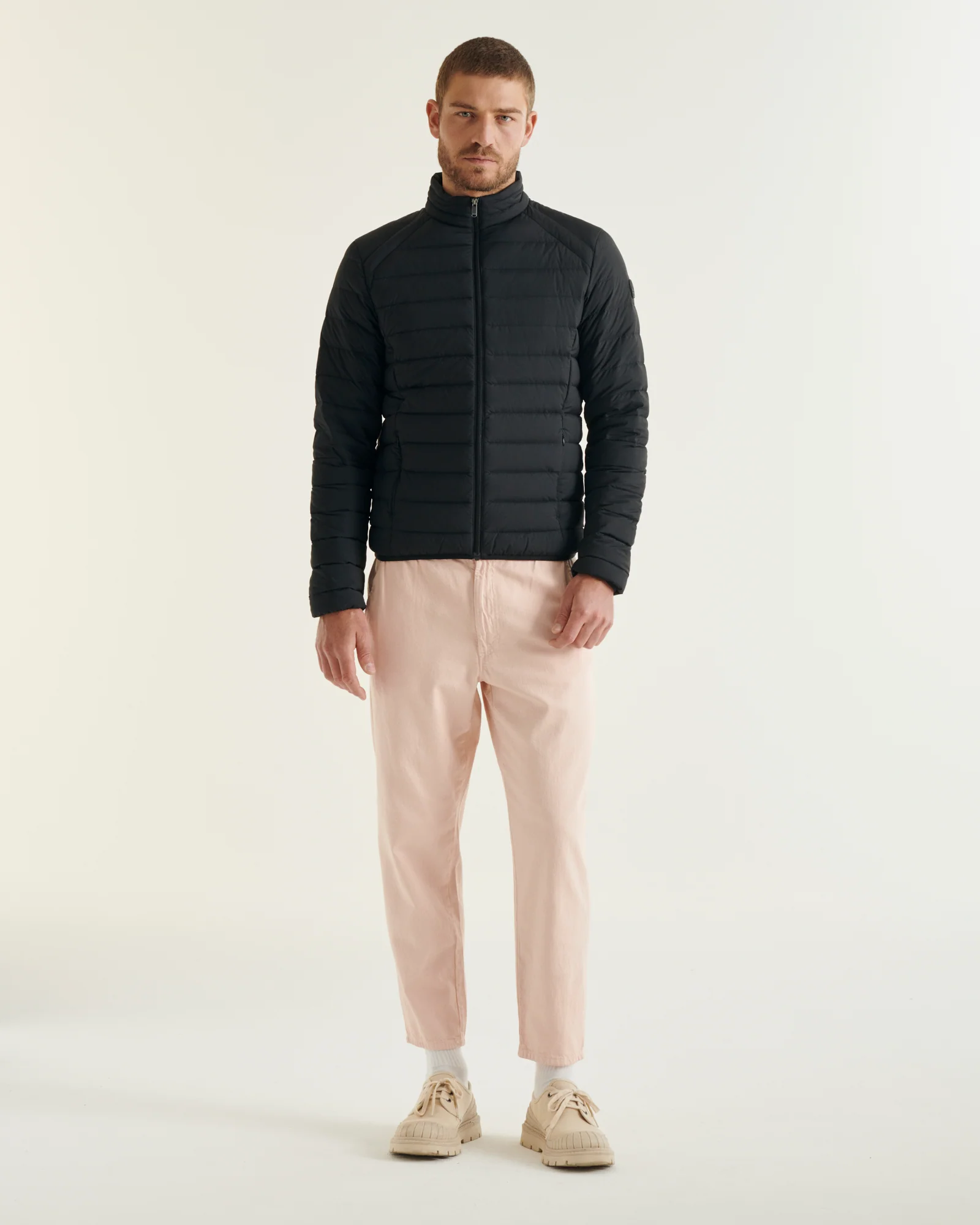 Down jacket light stretch Beige Aragon