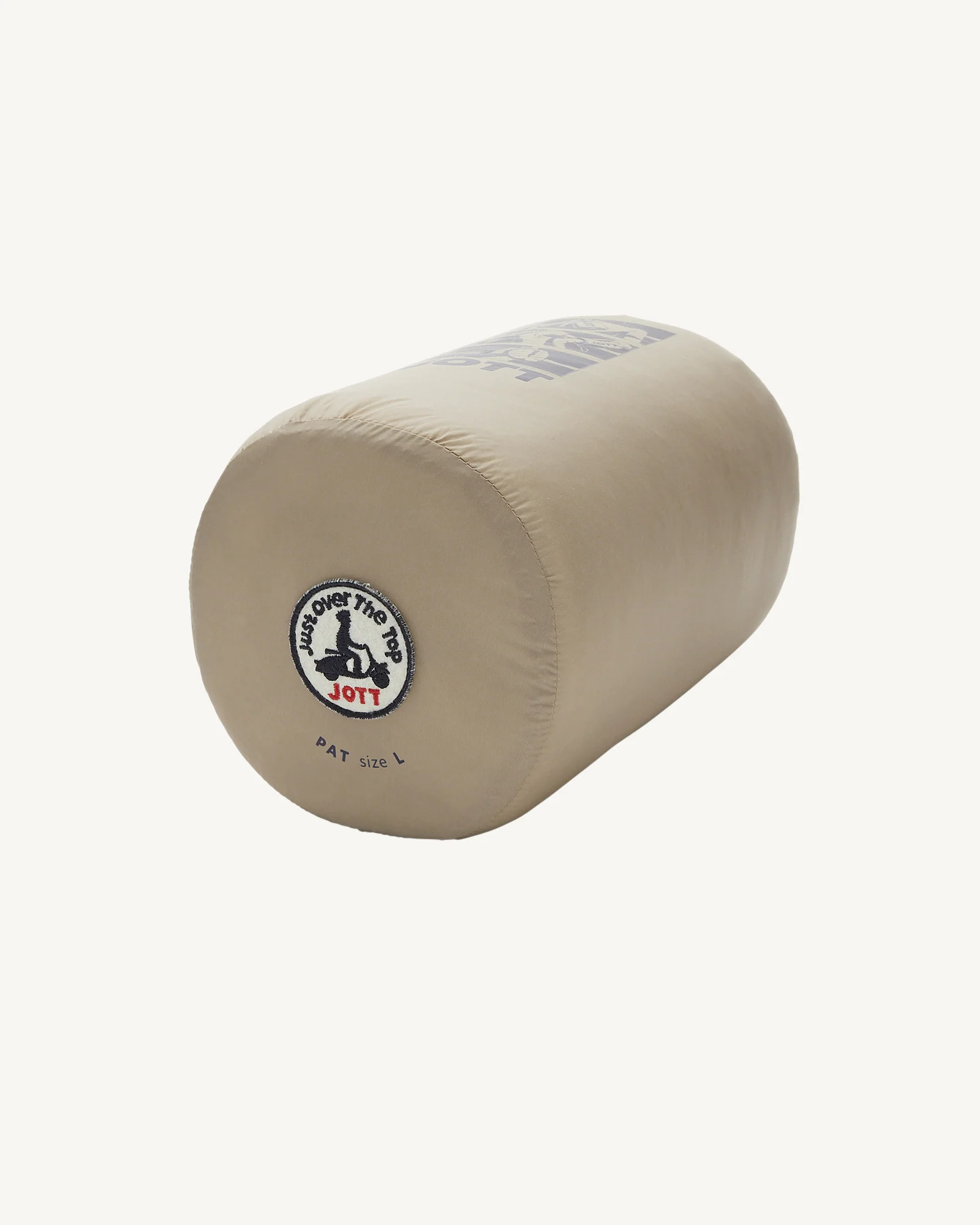 Taupe Pat hooded sleeveless padded jacket