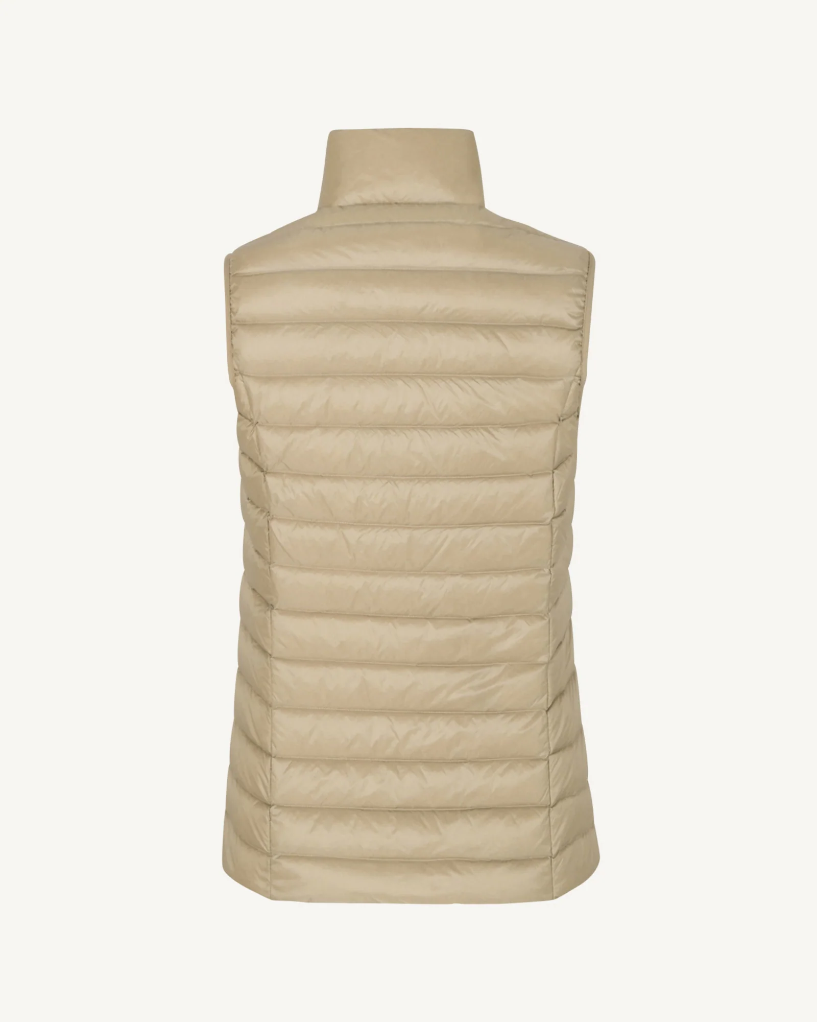 Down jacket light sleeveless Peach Pink Seda