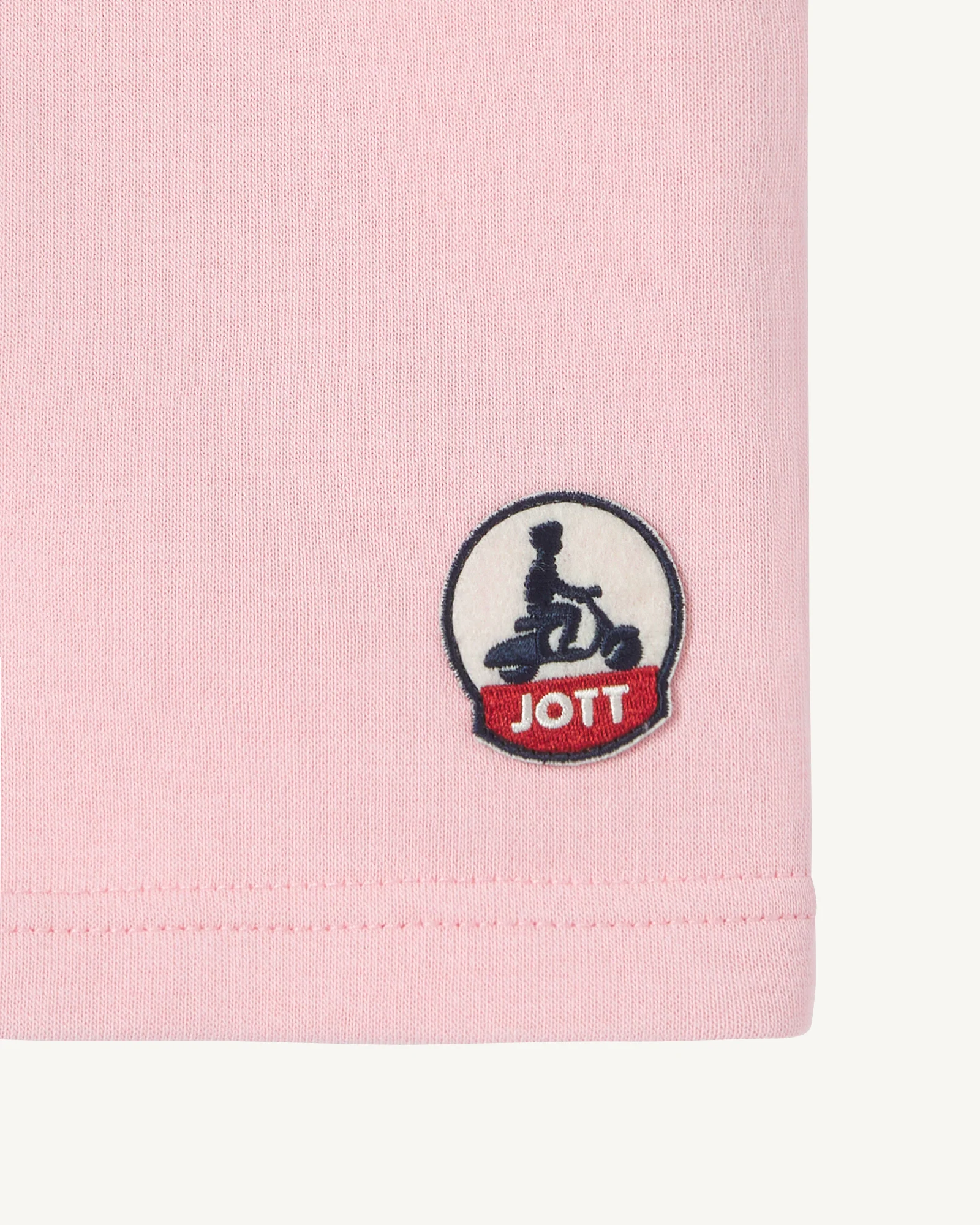 Shorts in organic cotton Rose pêche Barcelona 2.0