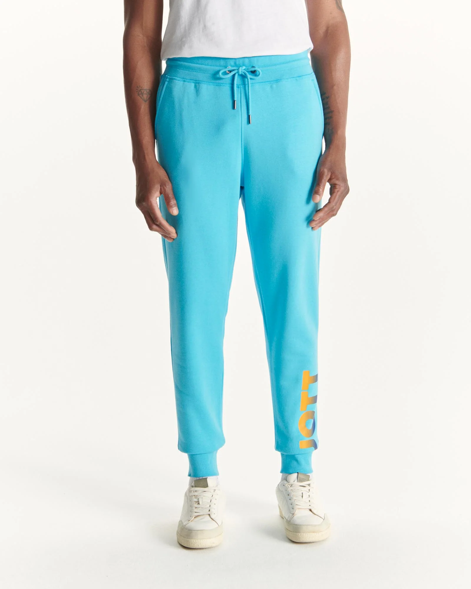 Sky blue jogging suit in organic cotton Santiago