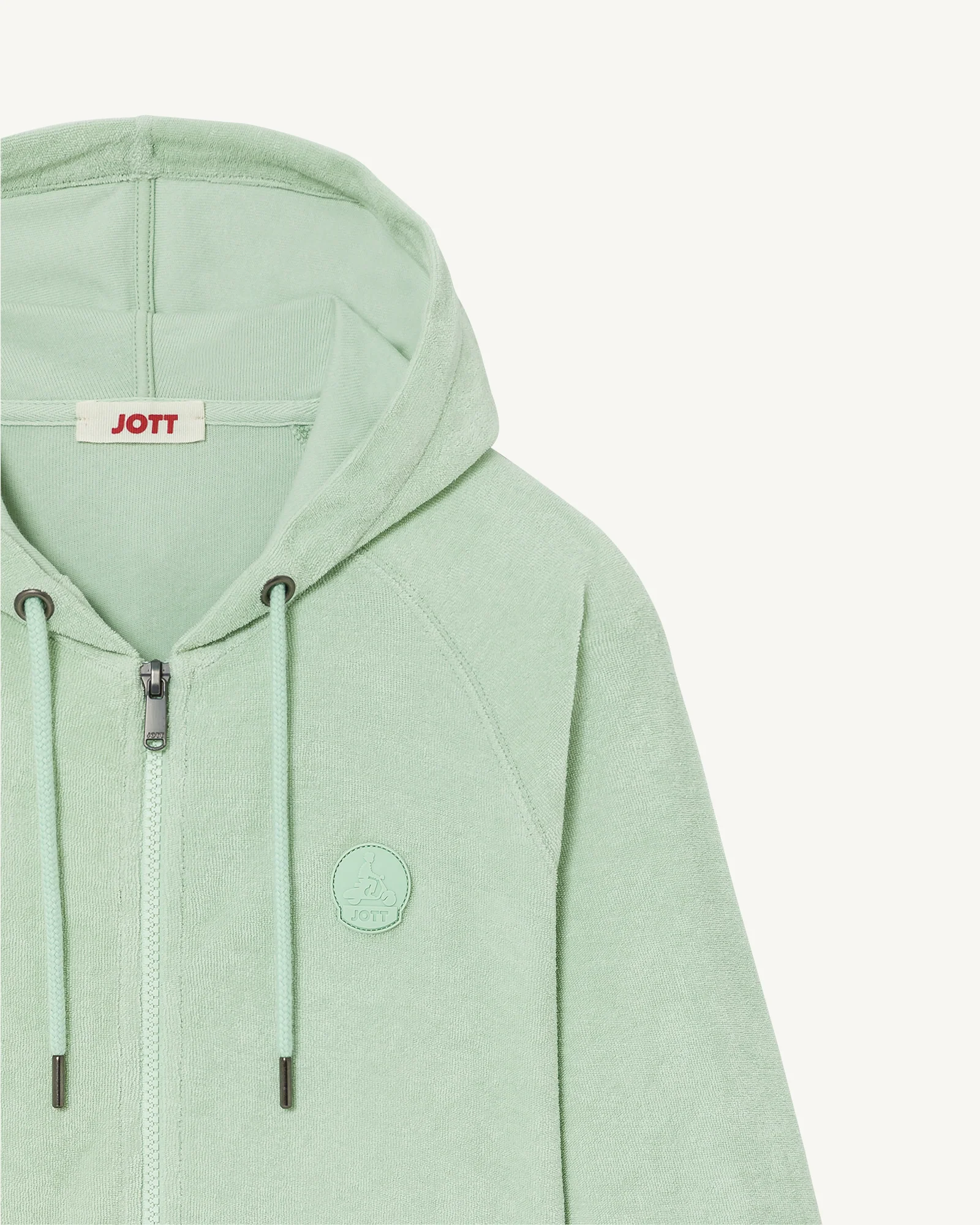 Pale mauve Coral 2.0 terry zip jacket