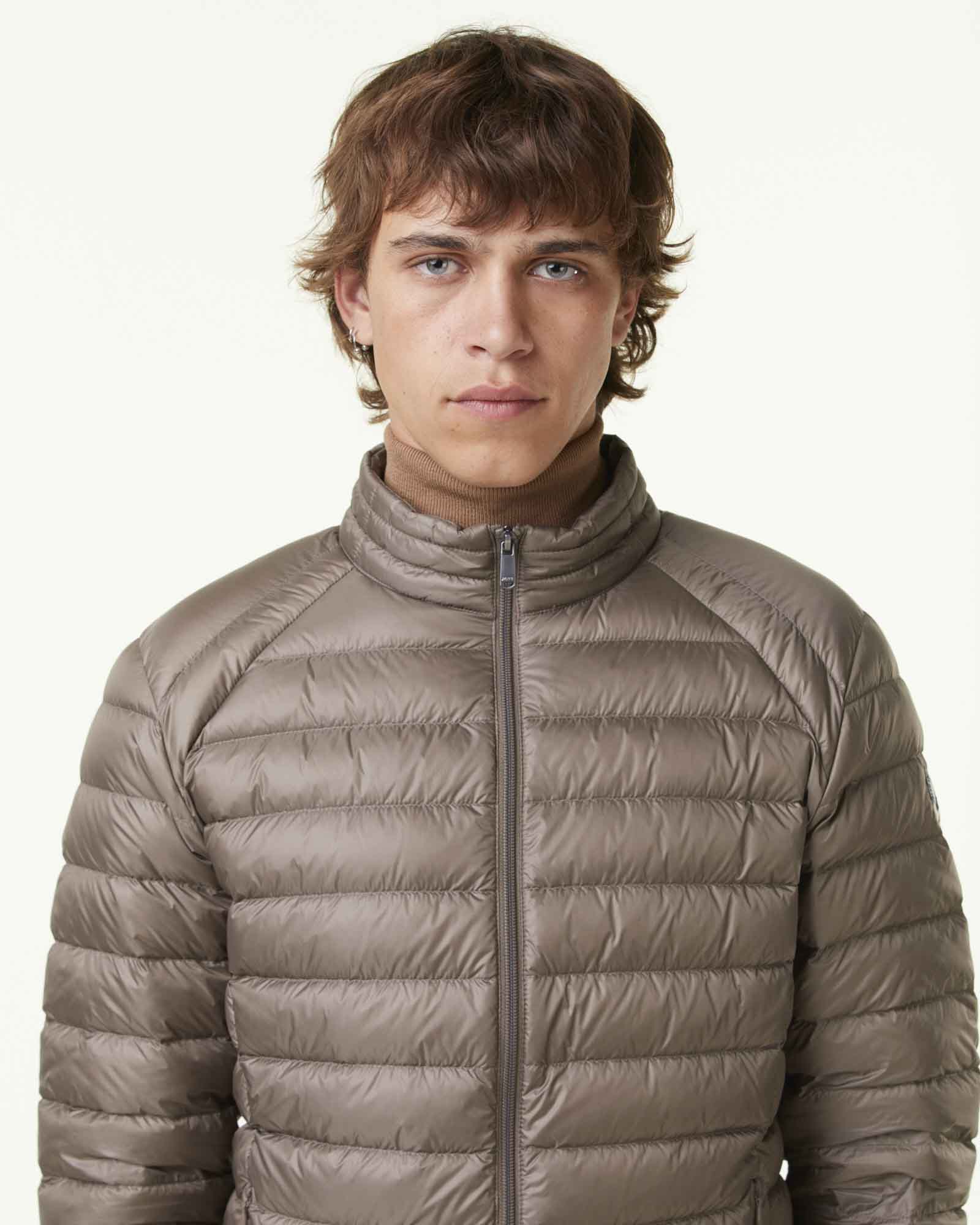 Light down jacket Denim blue Mat
