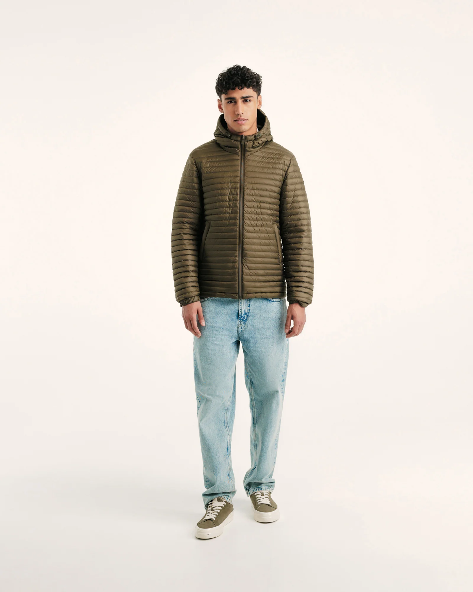 Down jacket ultralight reversible Navy/Beige Chicago 2.0